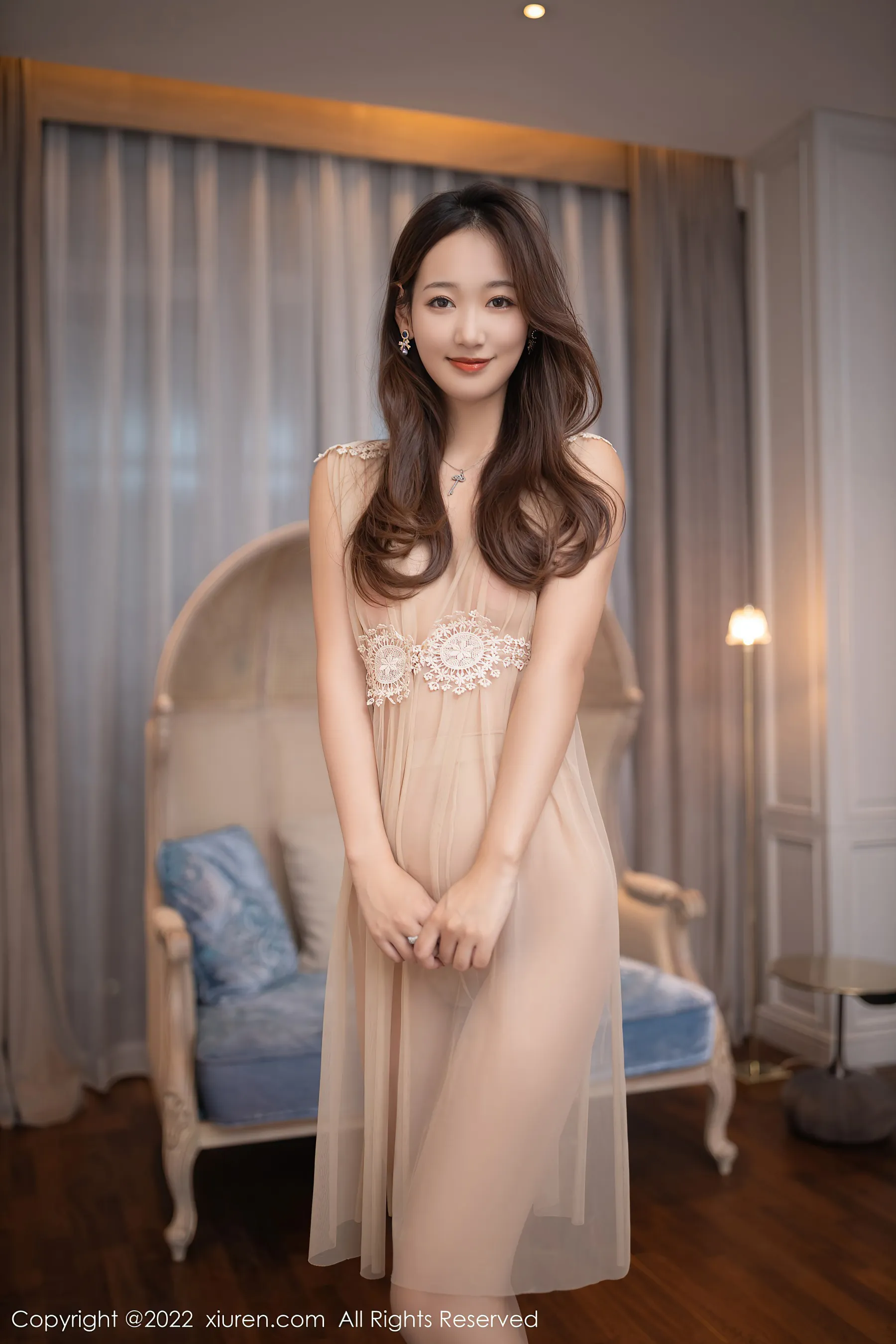  秀人网 No.4601 唐安琪 薄纱美腿清纯美女第4张