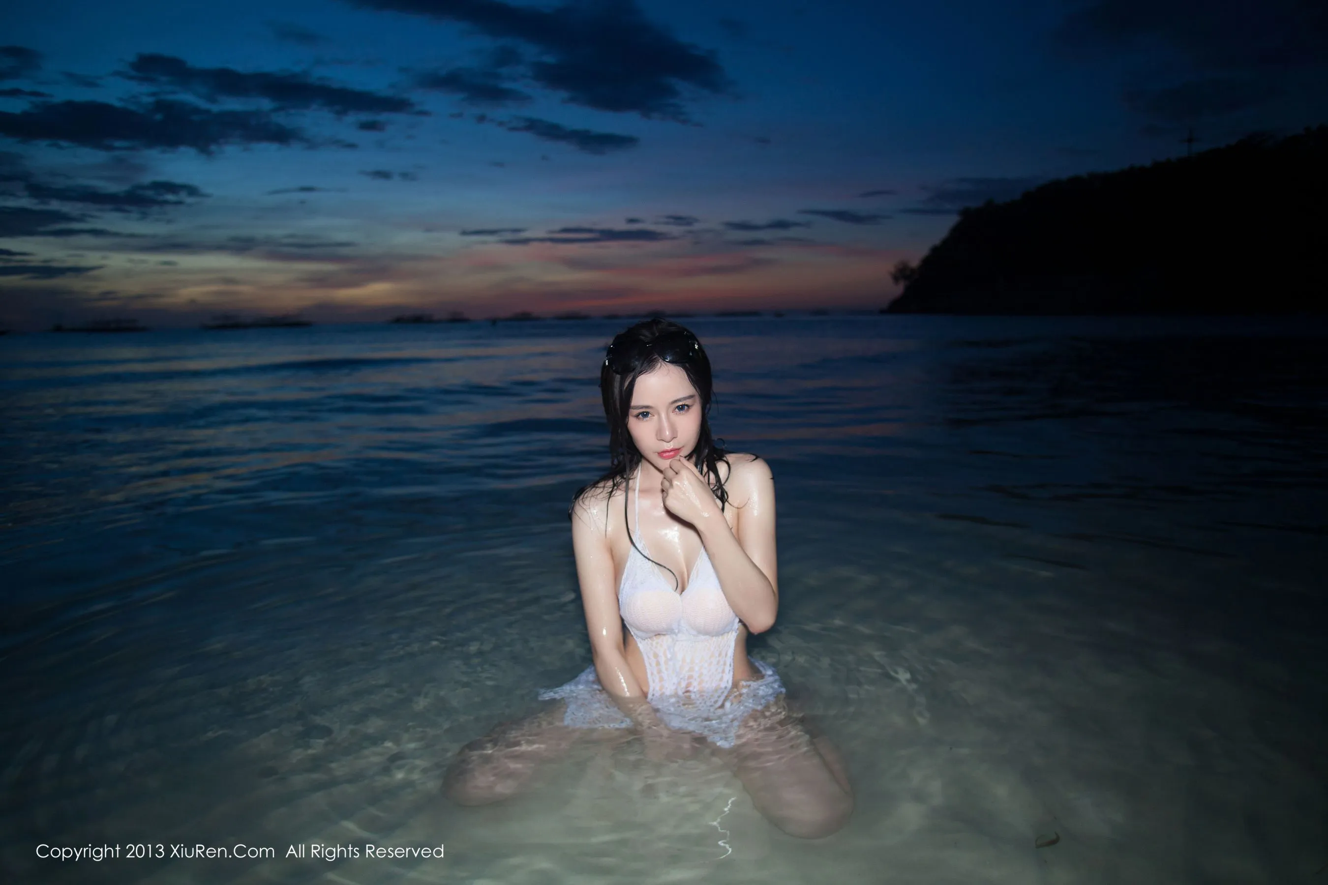  nancy小姿 &#038;海边唯美比基尼系列 秀人网 No.069第16张