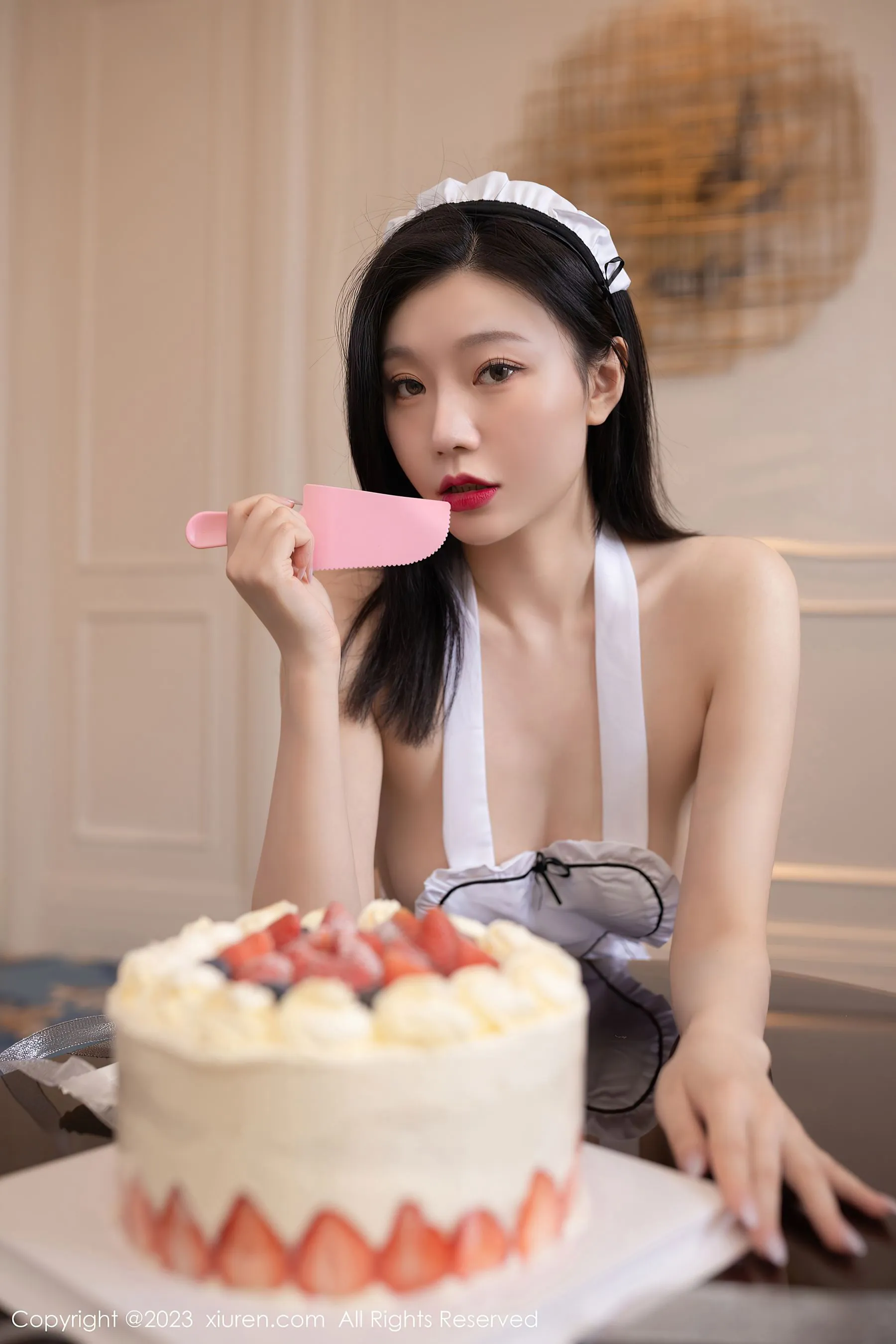 秀人网 No.6556 安然anran 女仆装第27张