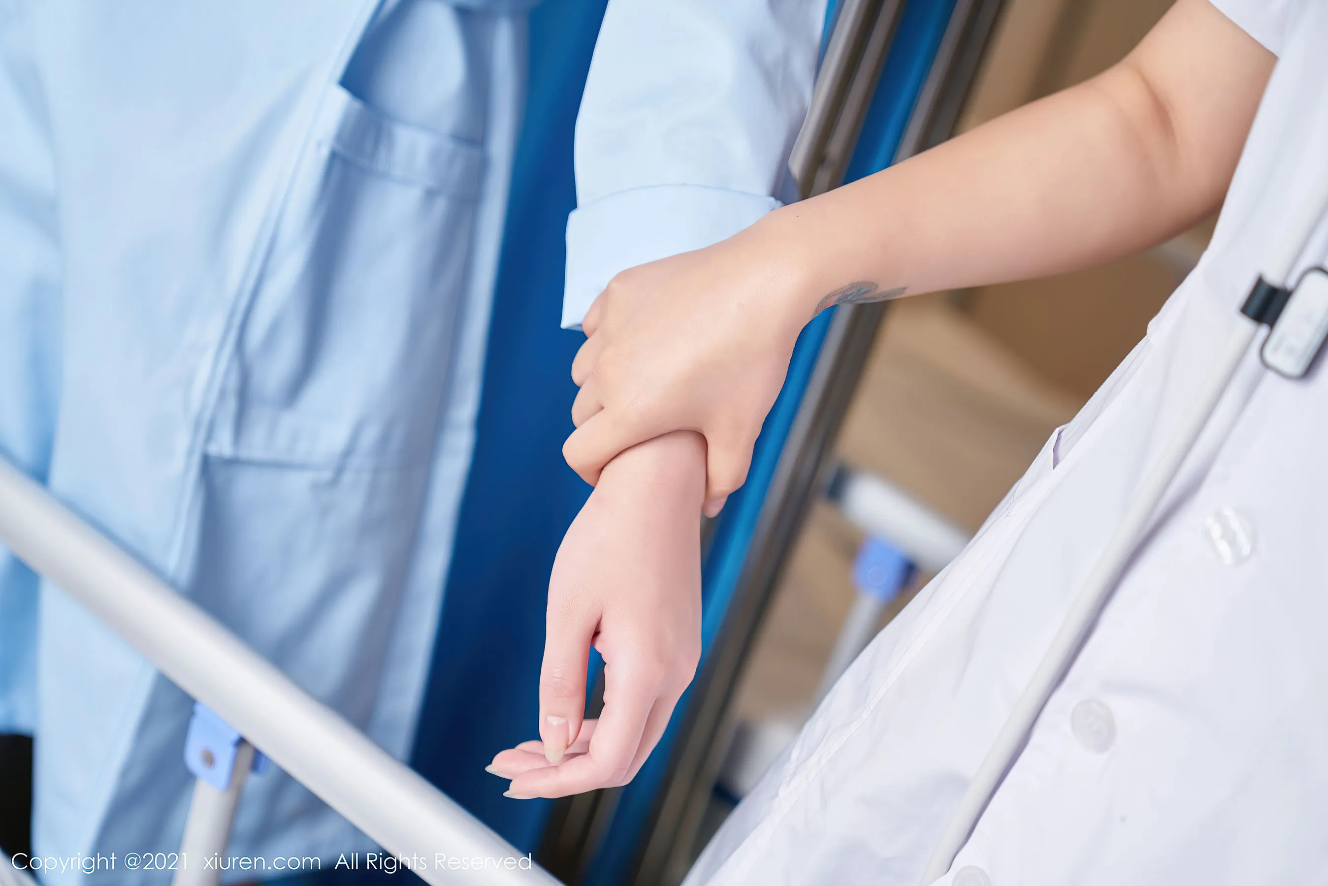  秀人 No.3060 @九月生&#038;@林子欣Freya第4张