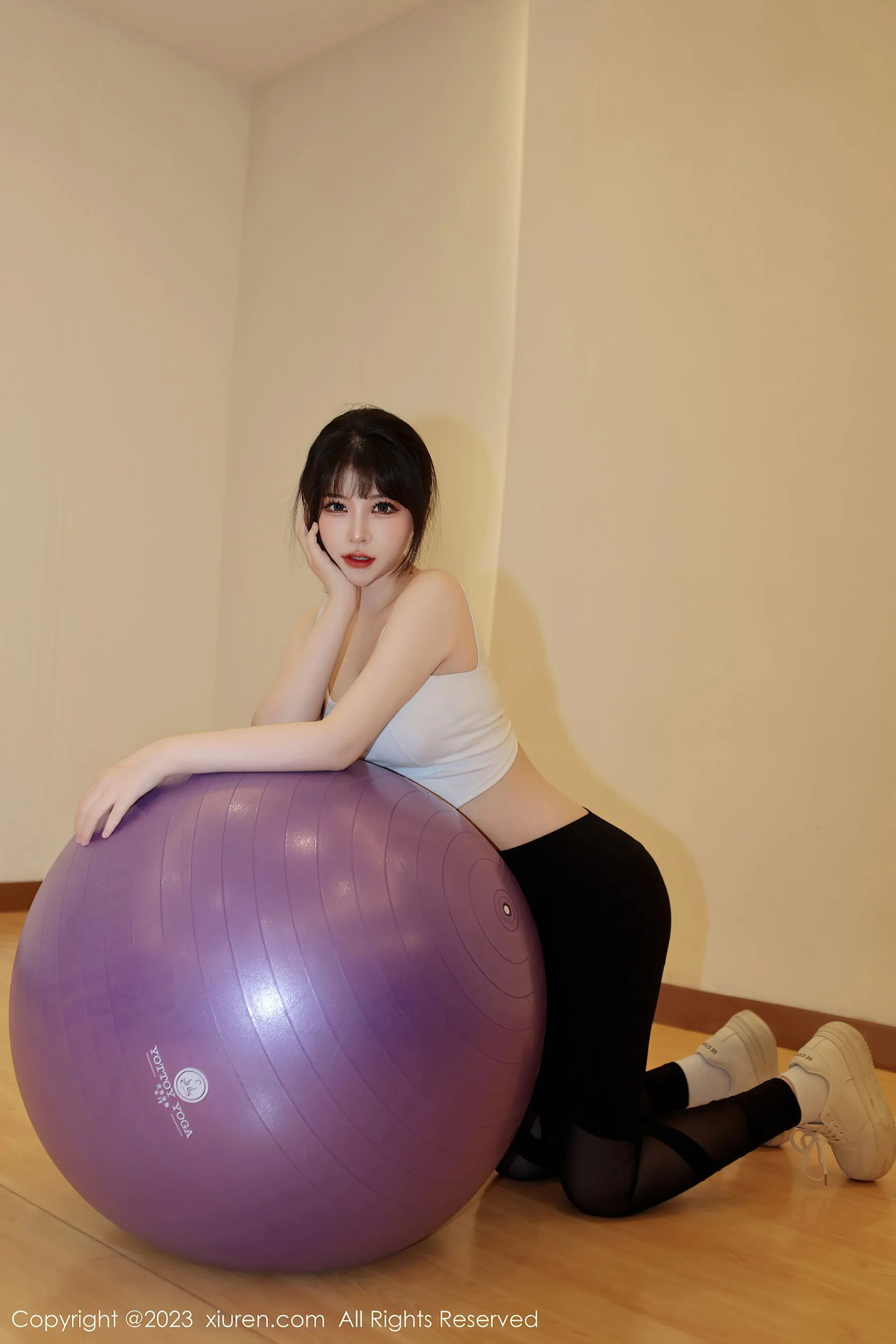  秀人网 No.6289 桃桃子_ 健身美腿第24张