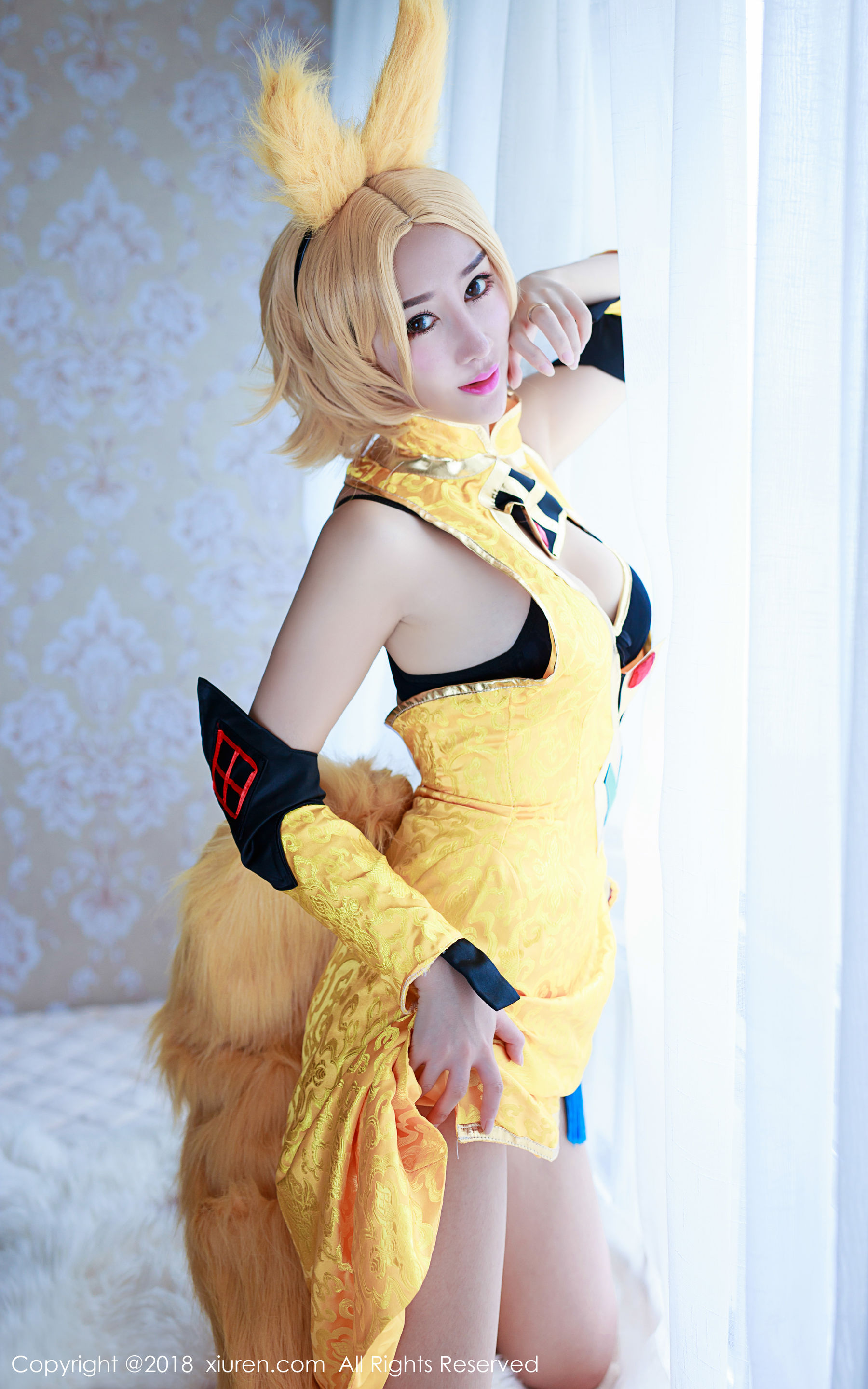  邹晶晶女王《王者荣耀妲己COS》 秀人 No.937第1张