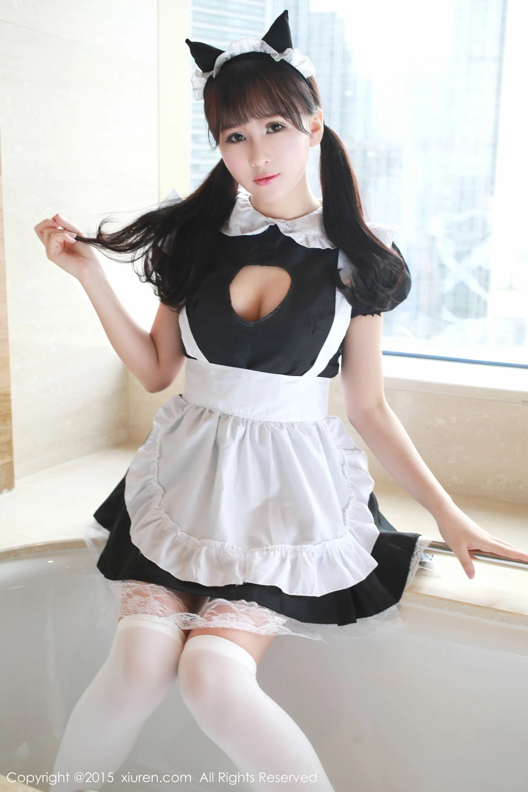  唐雨辰TYC《猫耳COS+睡衣系列》 秀人网 No.340第3张