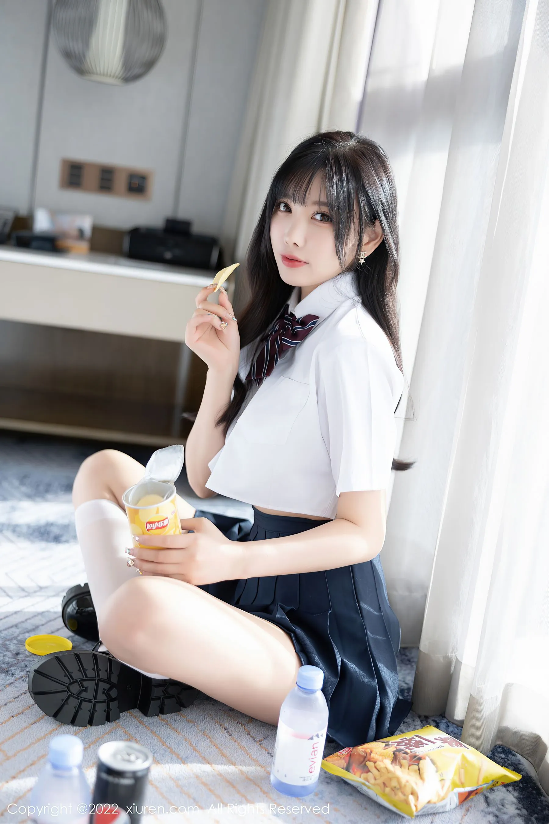  秀人网 No.5338 杨晨晨 校园制服诱惑第19张