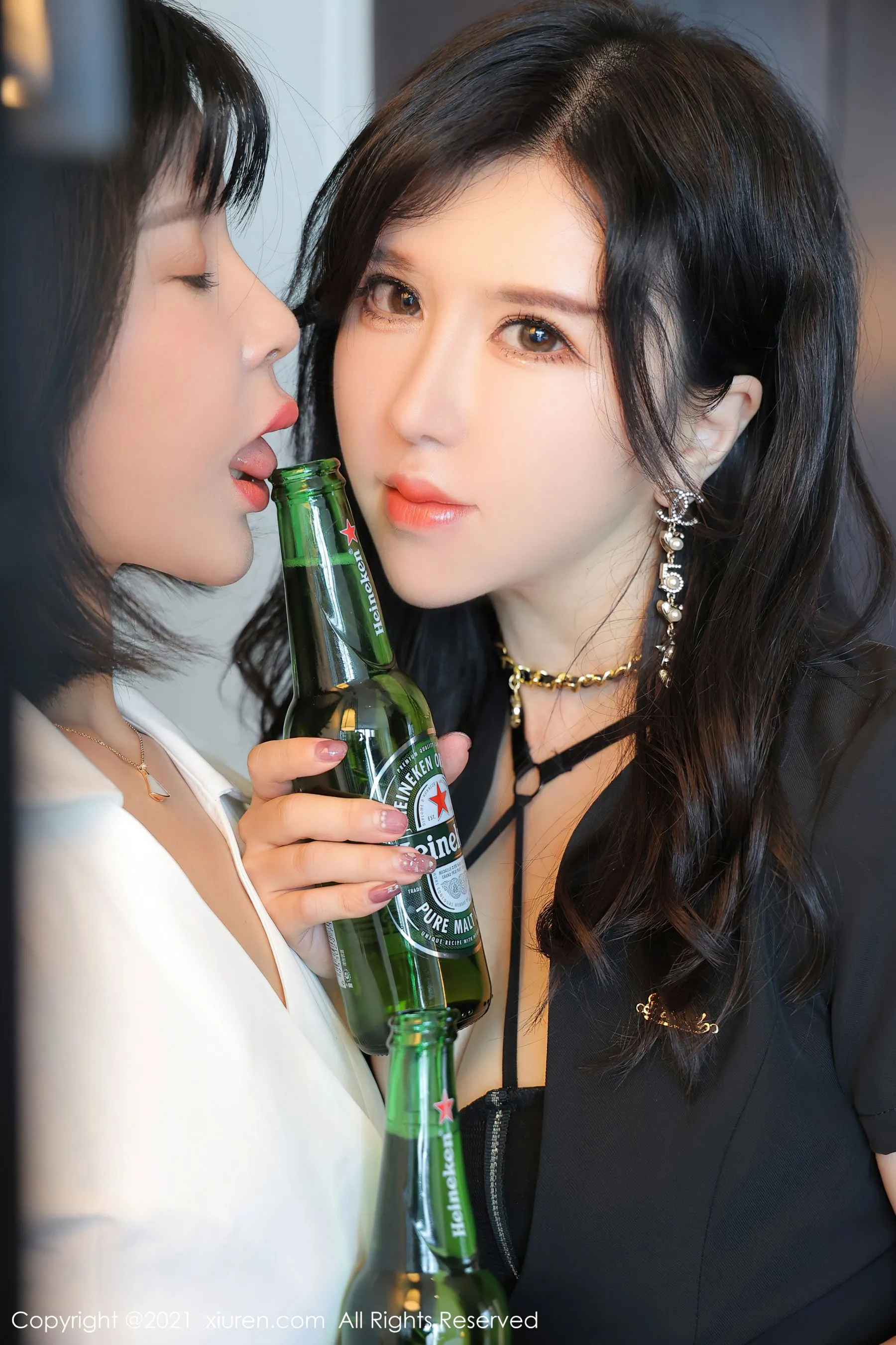  秀人 No.4047 乖乖小野喵&#038;Lucky沈欢欣第1张