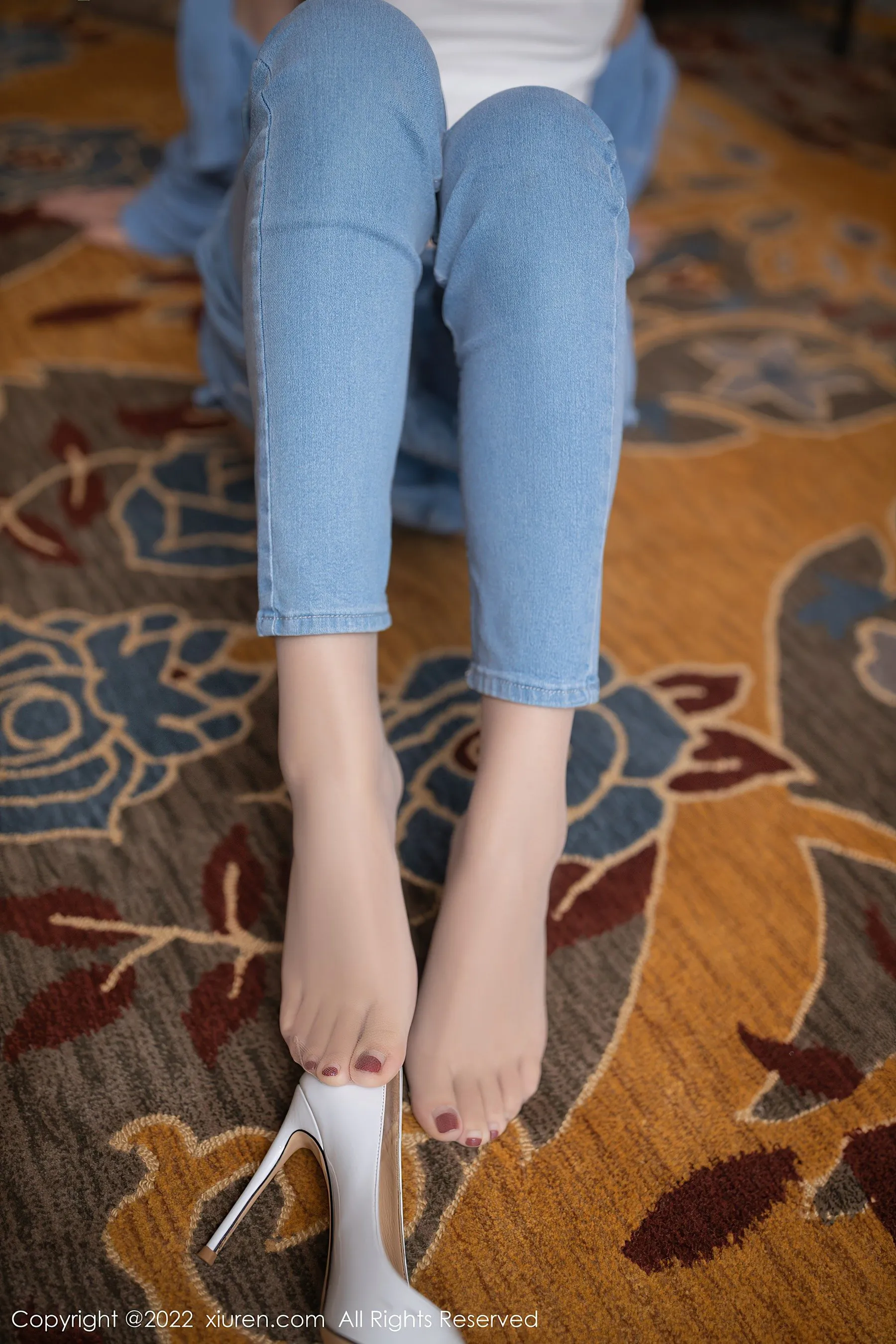  秀人网 No.4582 唐安琪 牛仔裤美腿第12张