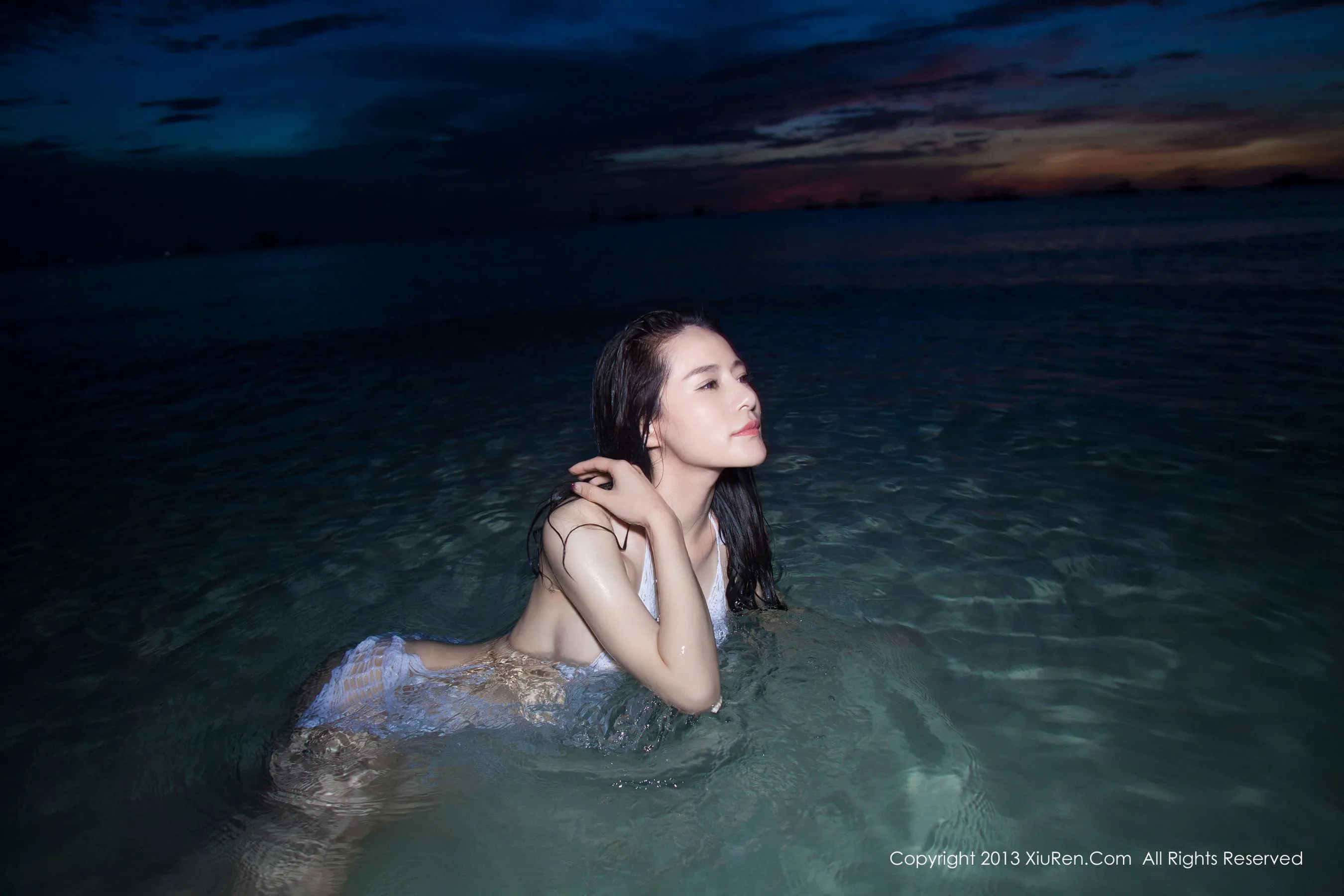  nancy小姿 &#038;海边唯美比基尼系列 秀人网 No.069第21张