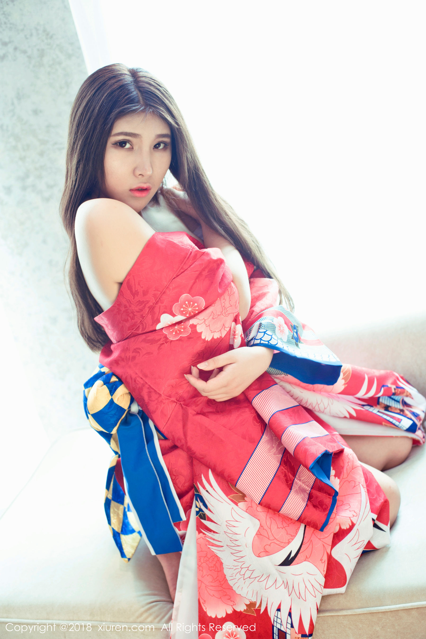 当然是小熊呀《比基尼和日本花魁和服》 秀人网XIUREN No.973第8张