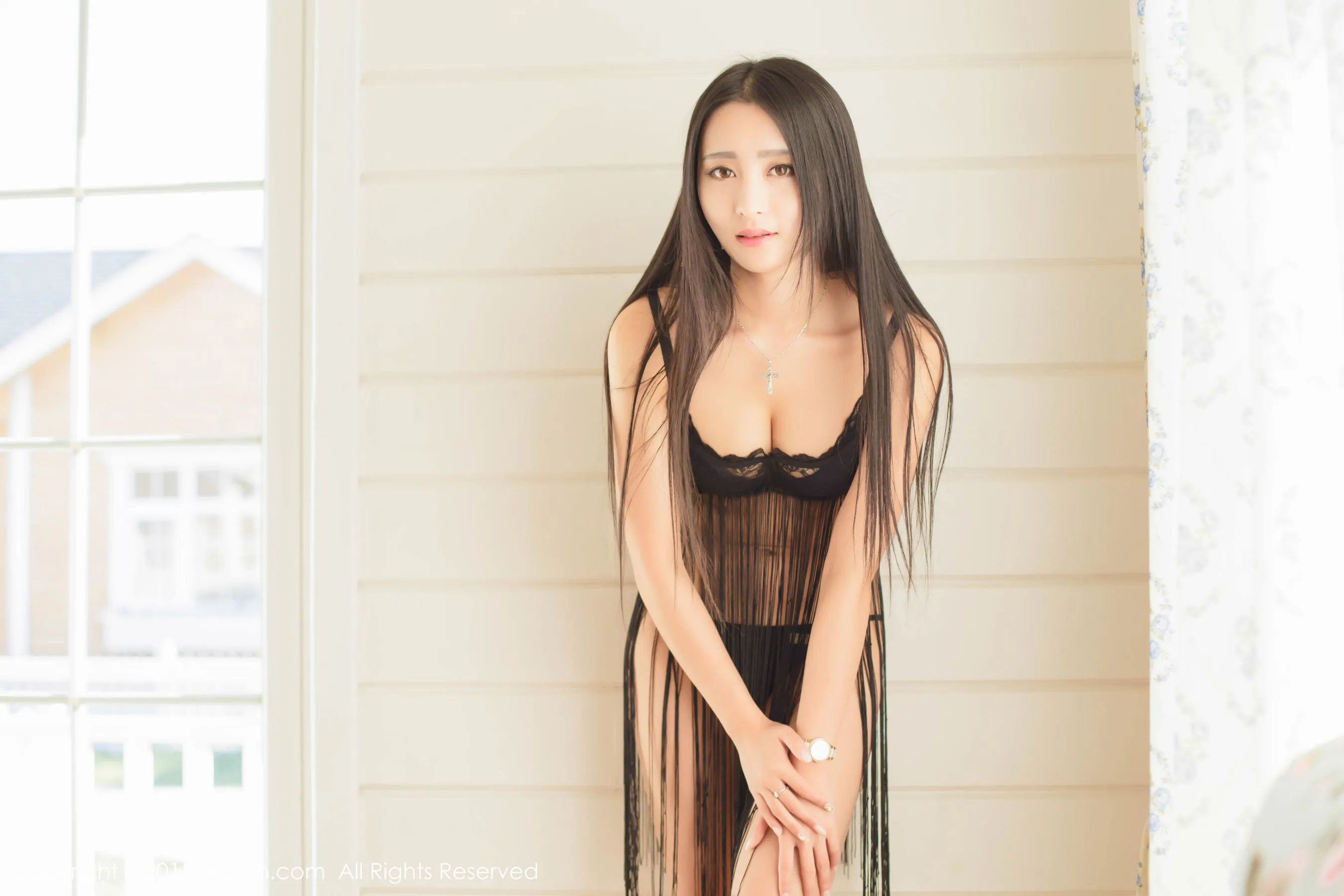  清新女神@lucky咏丹 秀人网 No.421第15张