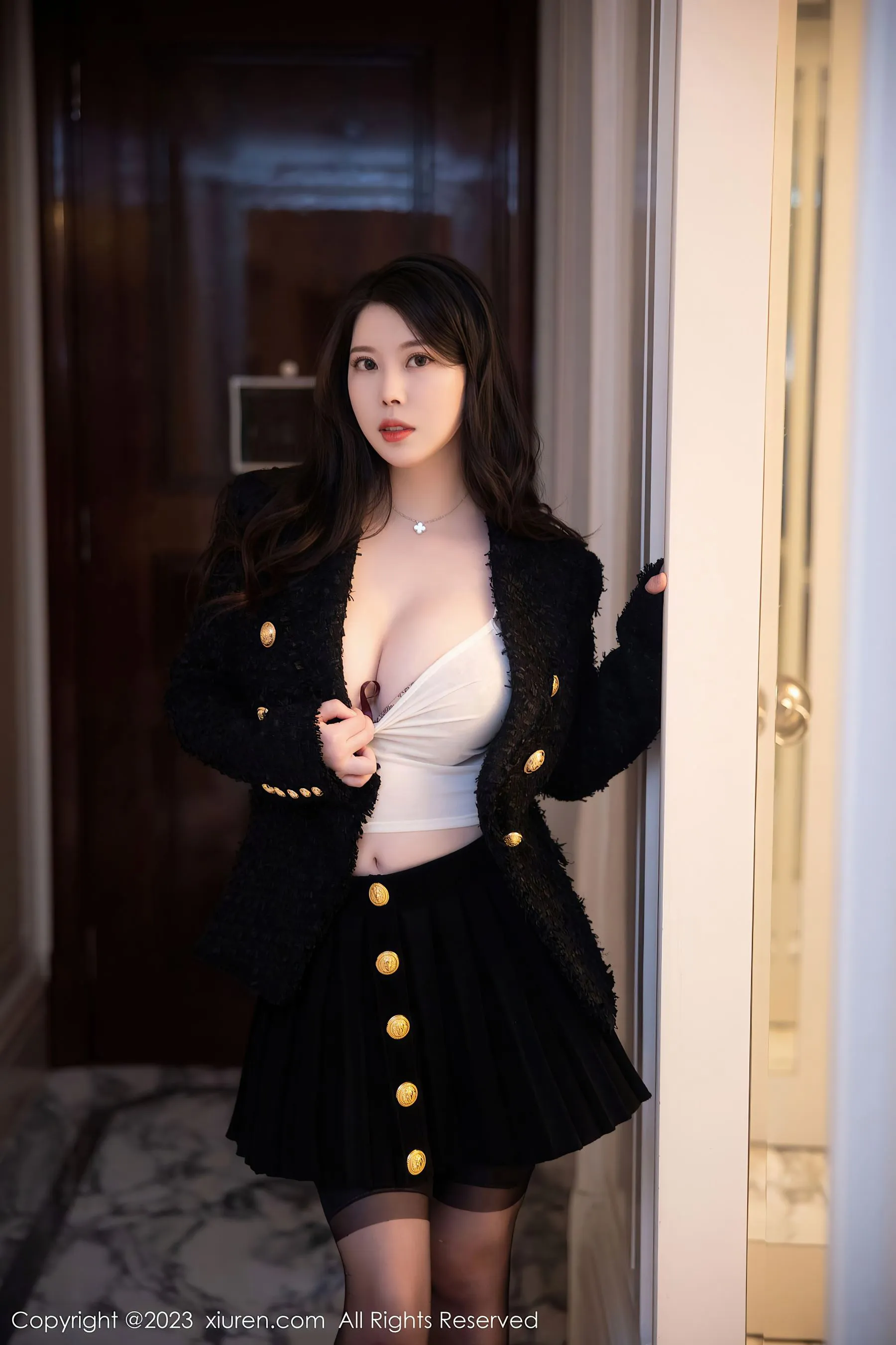  秀人网 No.6147 白茹雪 黑丝美臀第37张