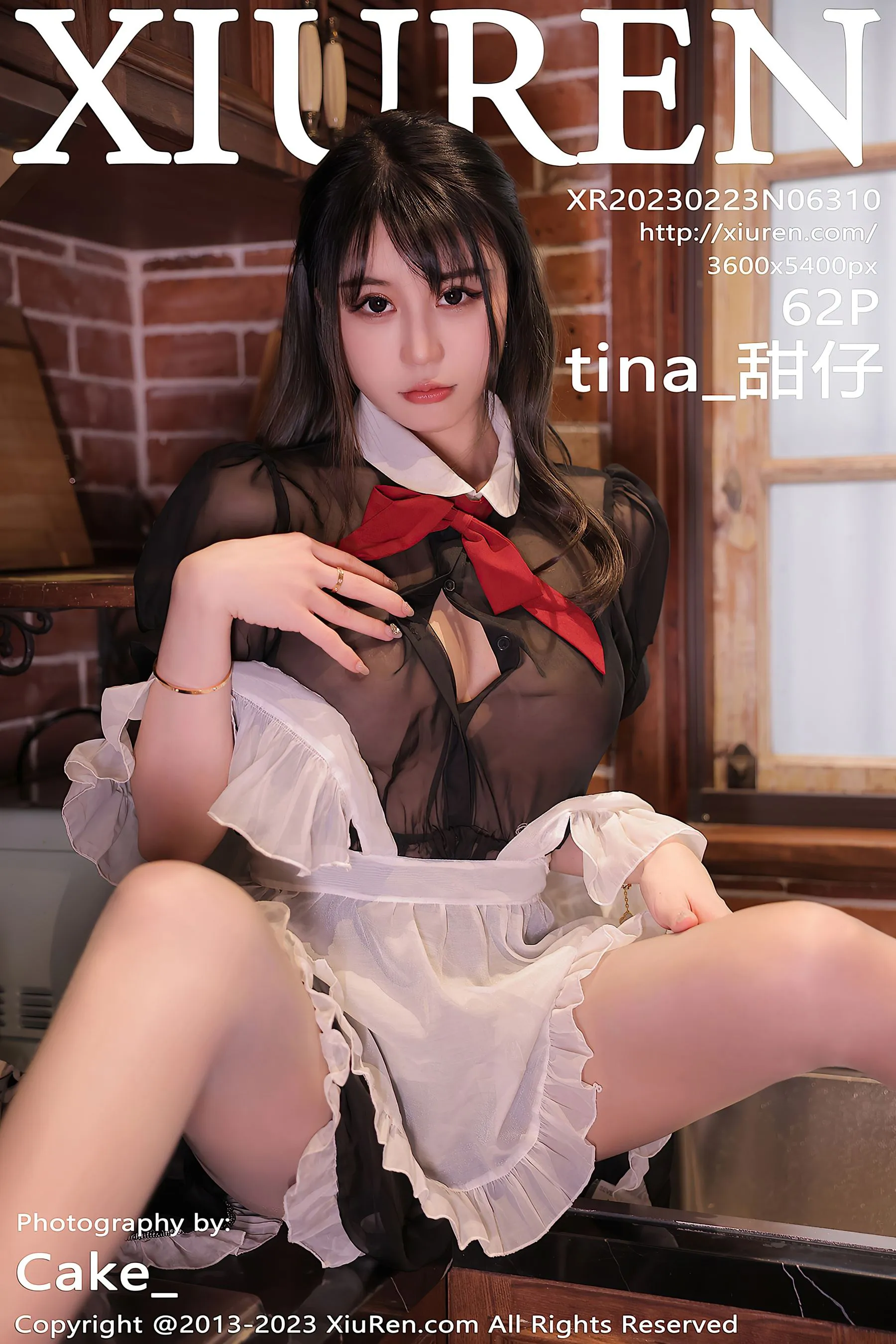  秀人网 No.6310 tina_甜仔 女仆服美臀第8张