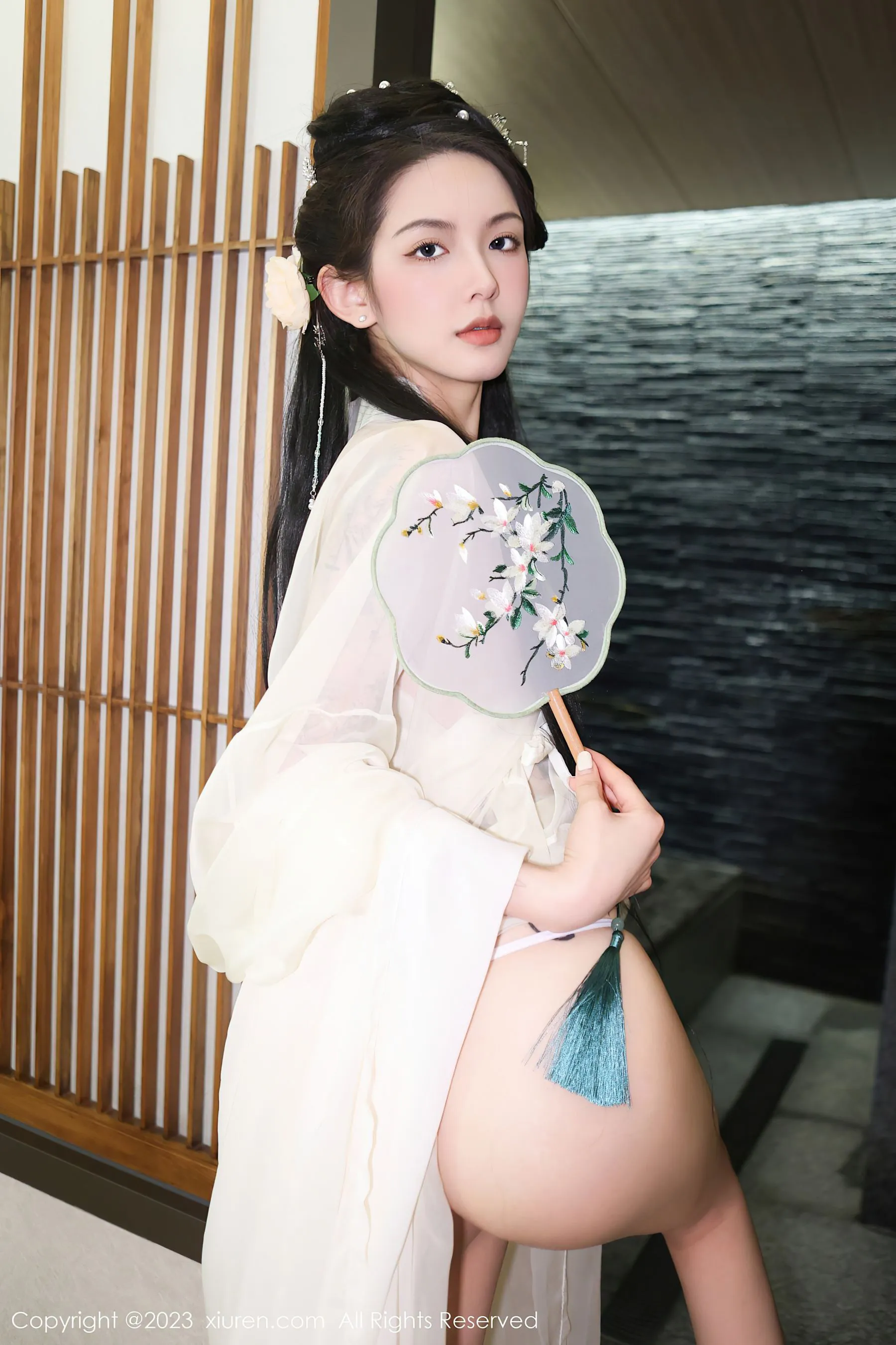  秀人网 No.6430 乔一一 古装美腿第25张