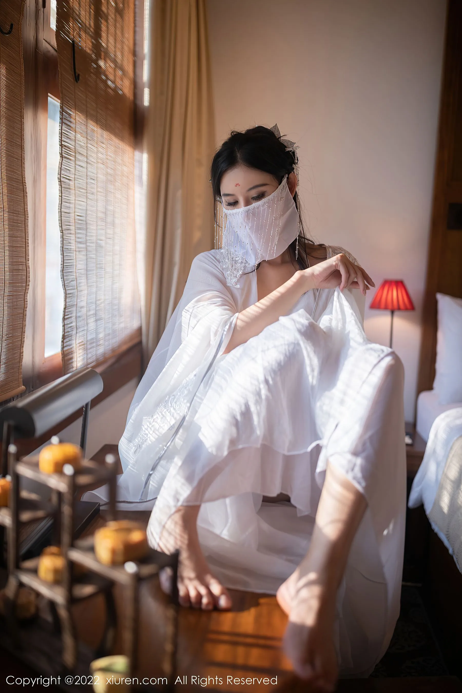  秀人网 No.5573 就是阿朱啊 古装美腿第19张