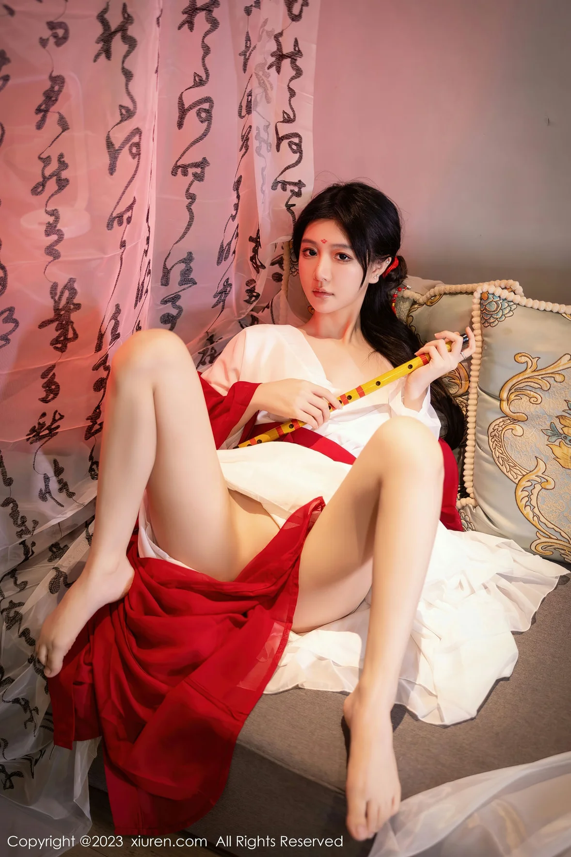  XiuRen 秀人 No.7192 幼幼 红色古装性感写真 [93P]第7张