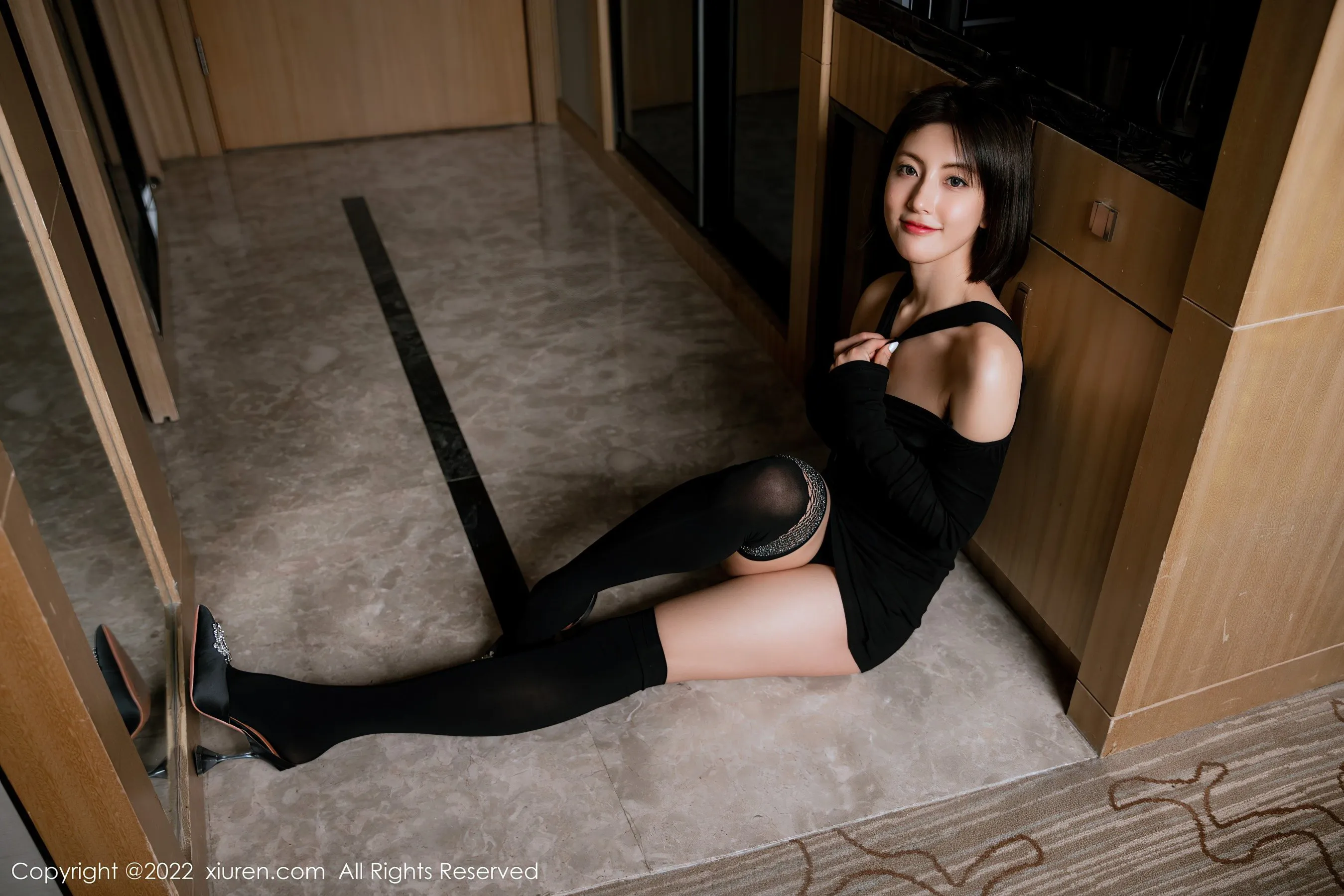  秀人网 No.4603 林文文yooki 淑女美腿内衣诱惑第14张