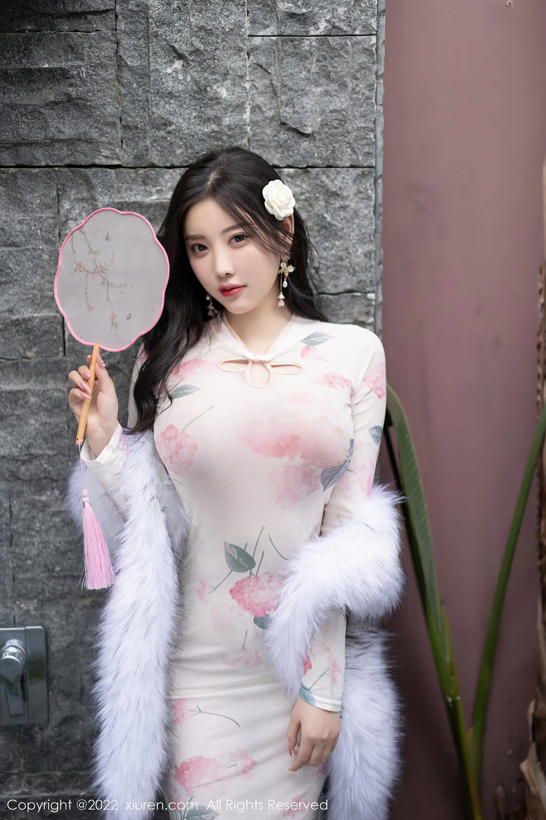 秀人网 No.4800 杨晨晨Yome 旗袍美臀第24张