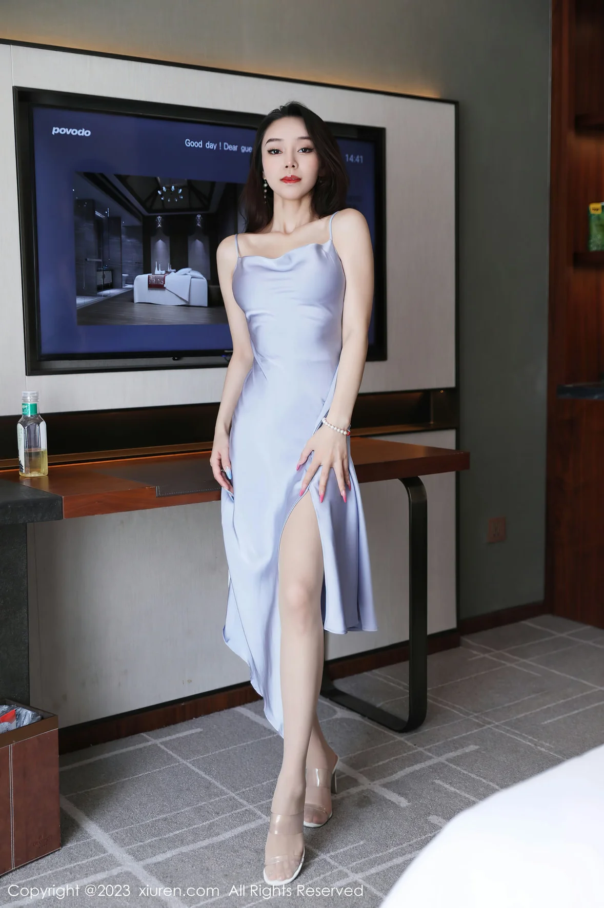  秀人网 No.7365 苏曼兮 丰腴美臀性感写真 [46P]第15张