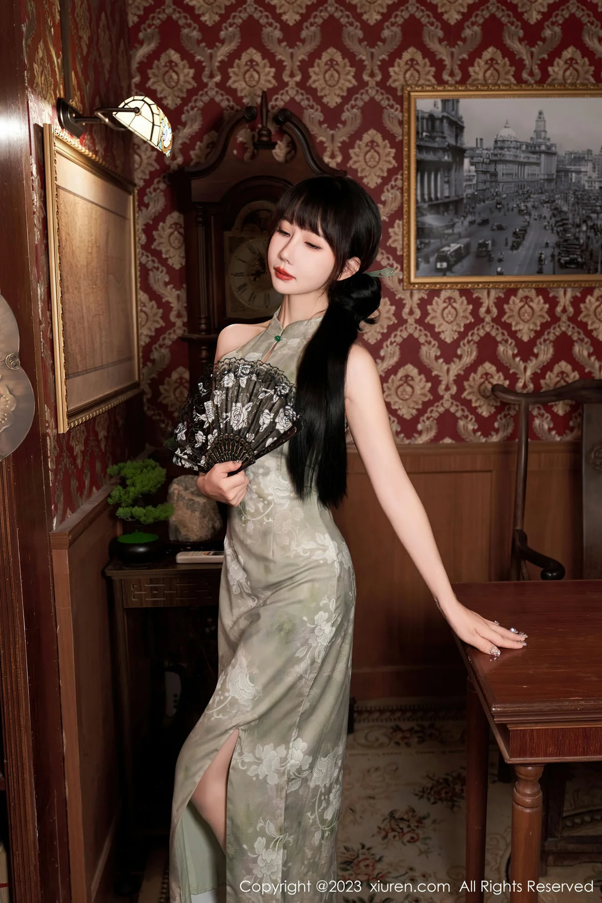  XiuRen 秀人 No.7337 波巧酱 旗袍捆绑旅拍写真 [91P]第4张