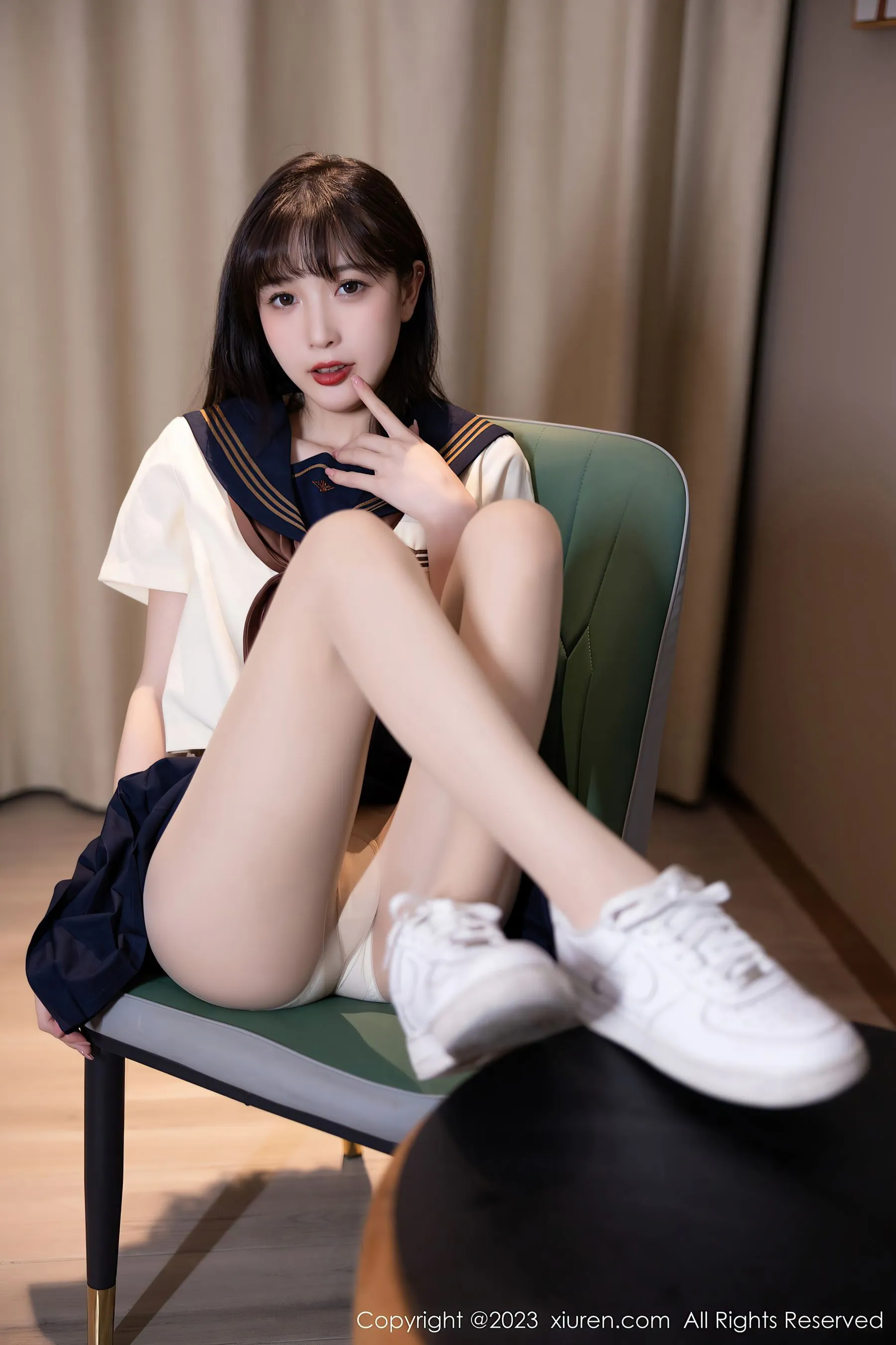  秀人网 No.6126 林星阑 制服美腿第25张