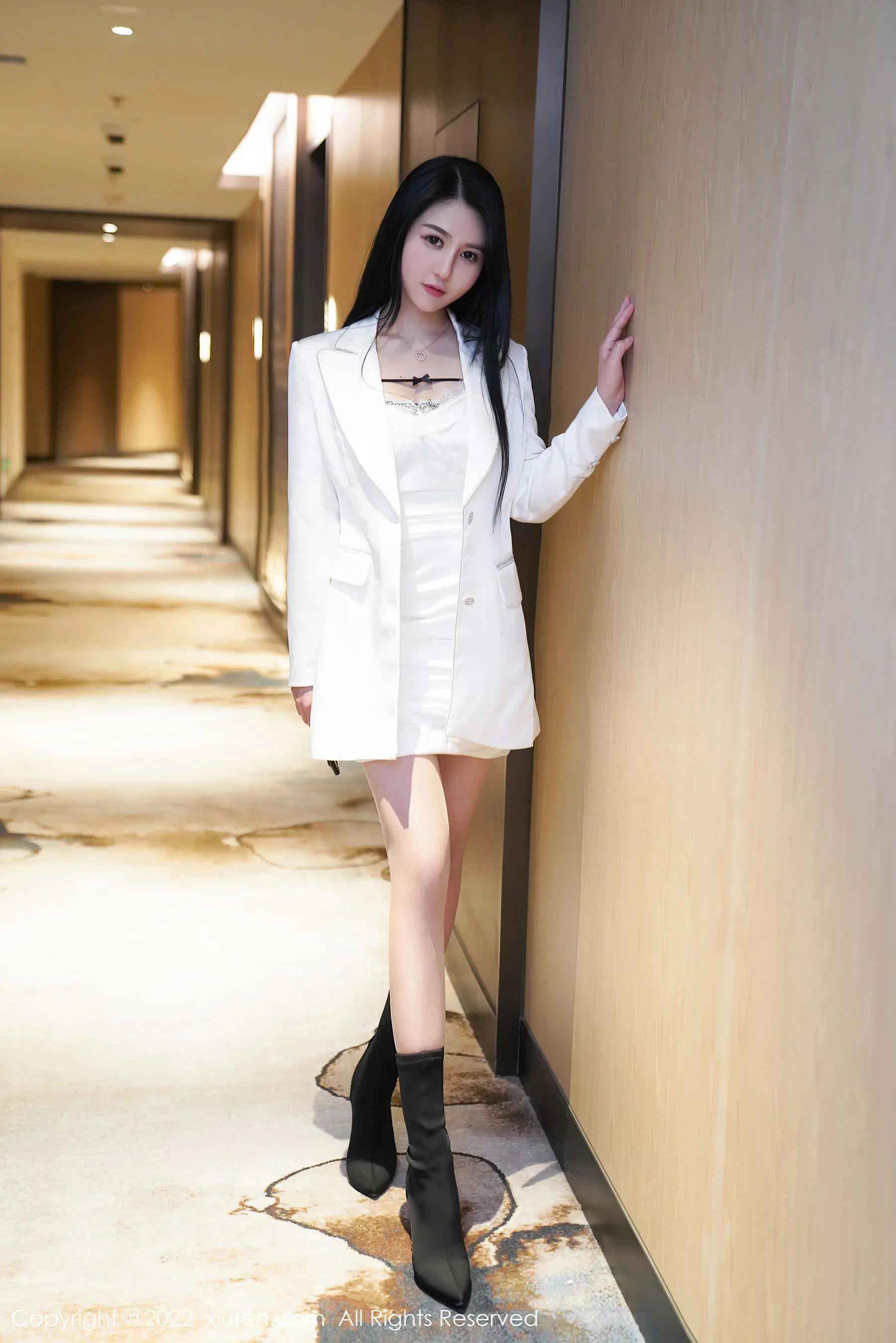 秀人网 No.4991 fairy如歌 职业服美腿第11张