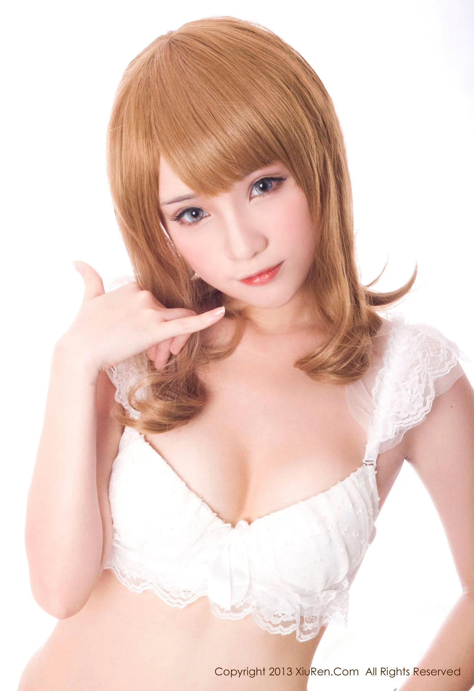 萌主@千夜未来《小蕾丝私房系列》 秀人网 No.012第2张