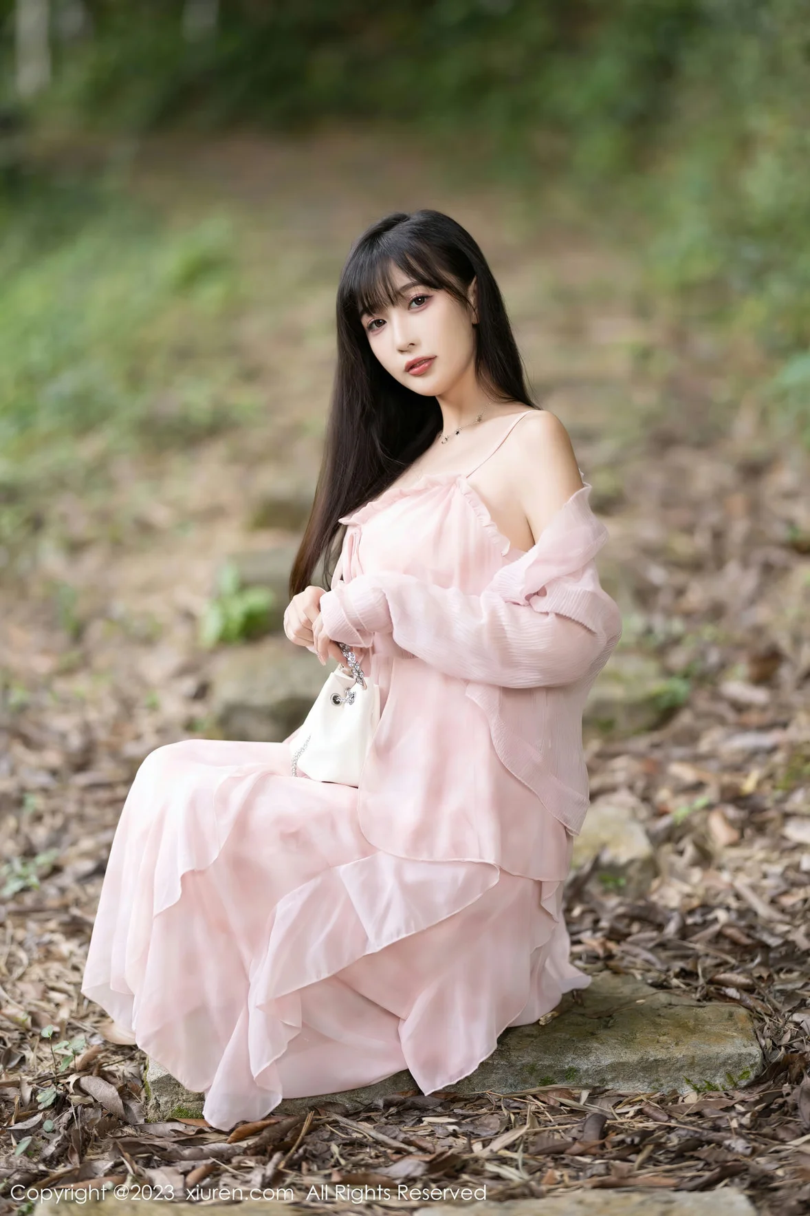  XiuRen 秀人 No.7263 林星阑 粉色丝袜安吉旅拍 [84P]第3张