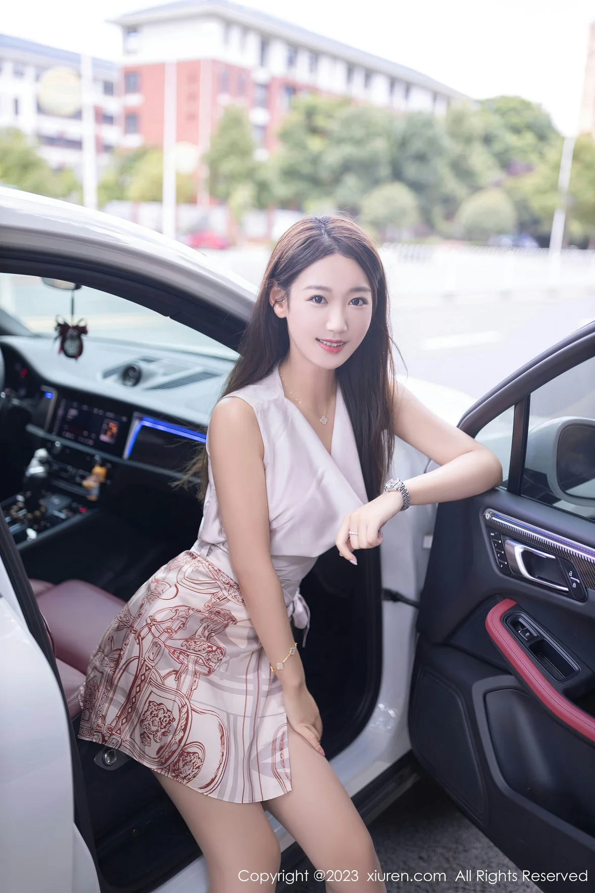  XiuRen 秀人 No.7264 唐安琪 粉色蕾丝内衣珠三角旅拍 [79P]第1张