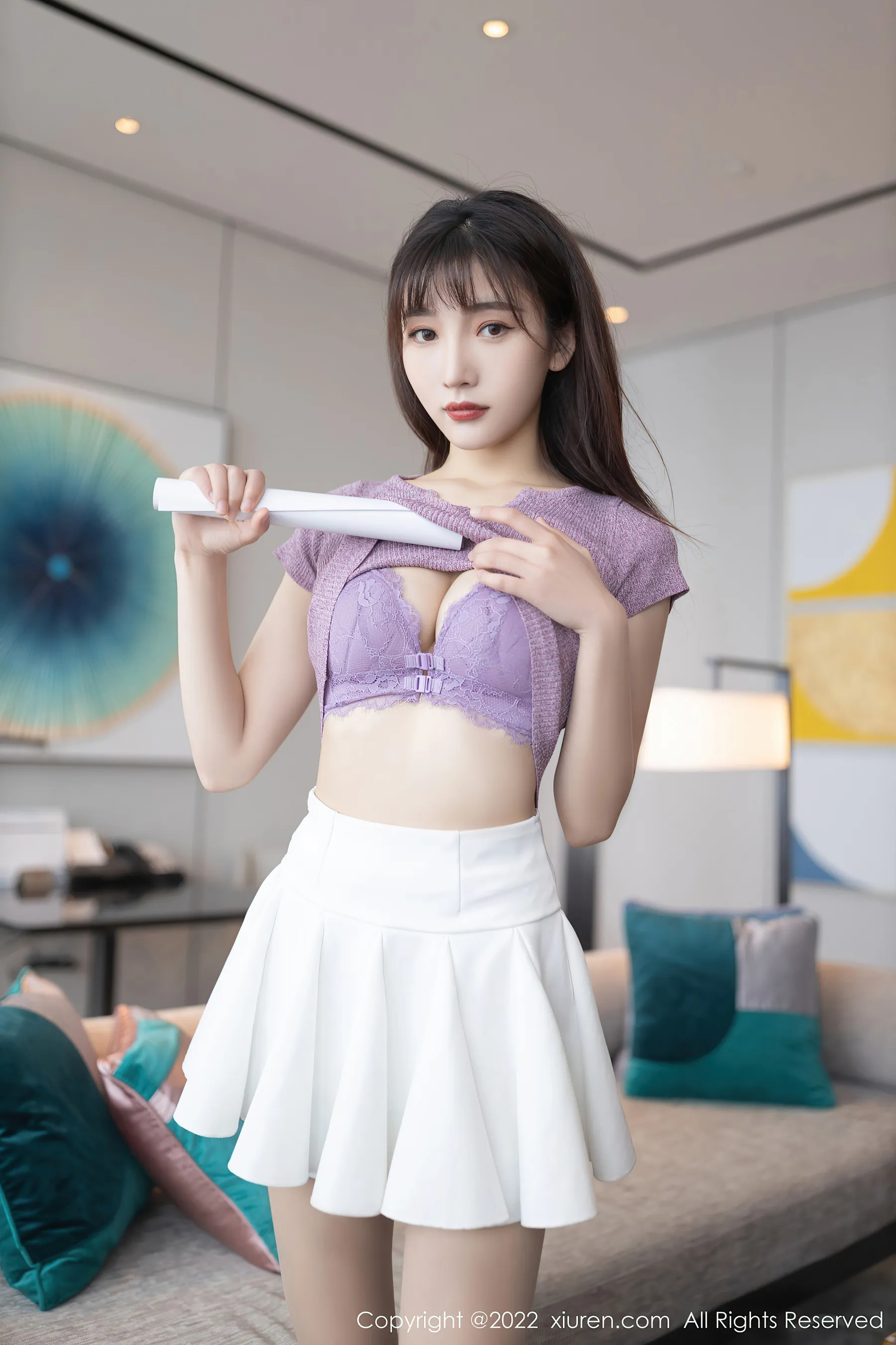  秀人网 No.4570 陆萱萱 清纯美腿大学生第1张