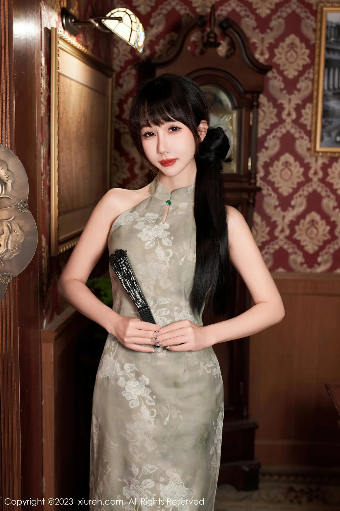  XiuRen 秀人 No.7337 波巧酱 旗袍捆绑旅拍写真 [91P]第4张