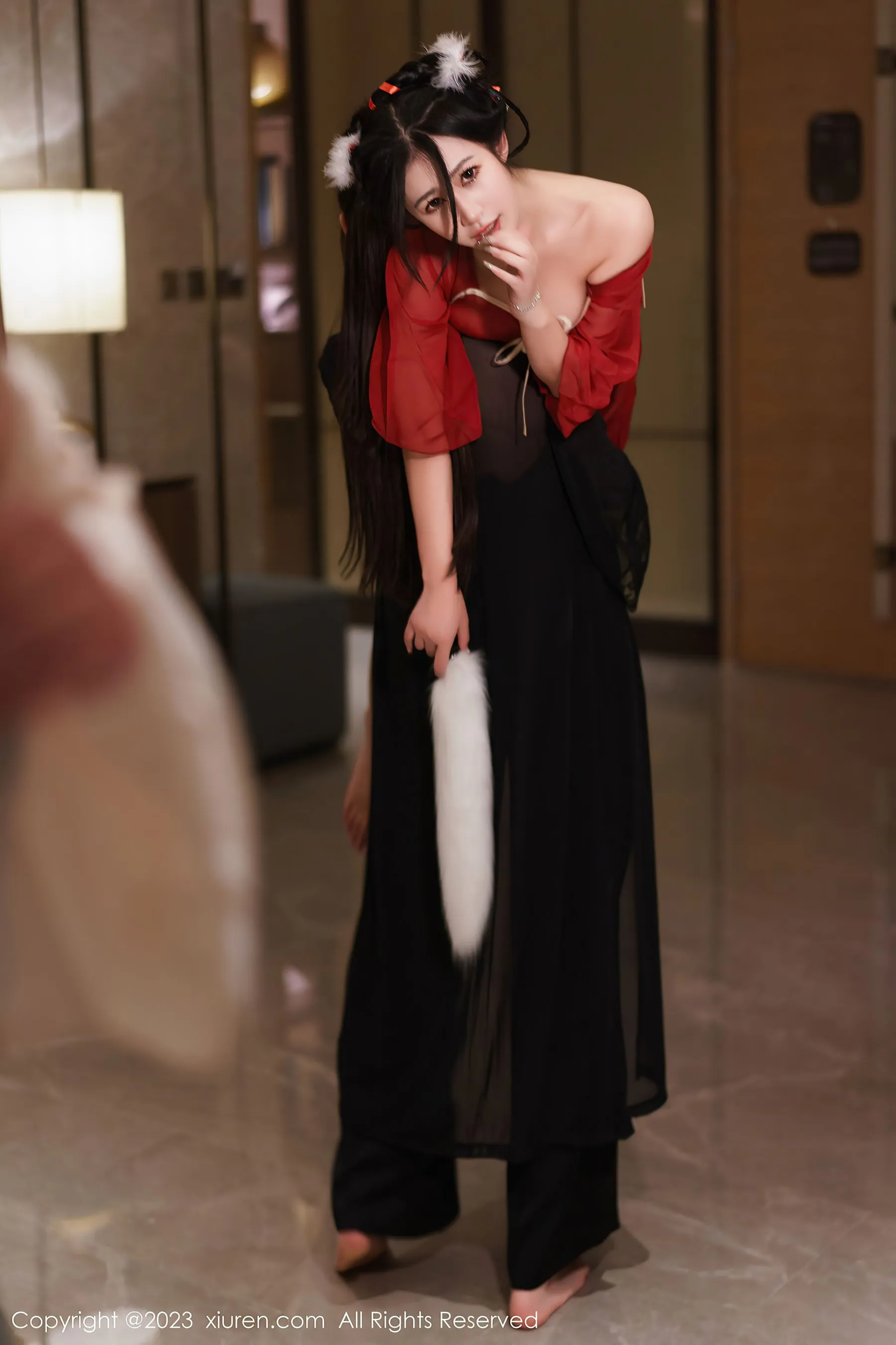  秀人网 No.6170 妲己_Toxic 古装美腿第8张