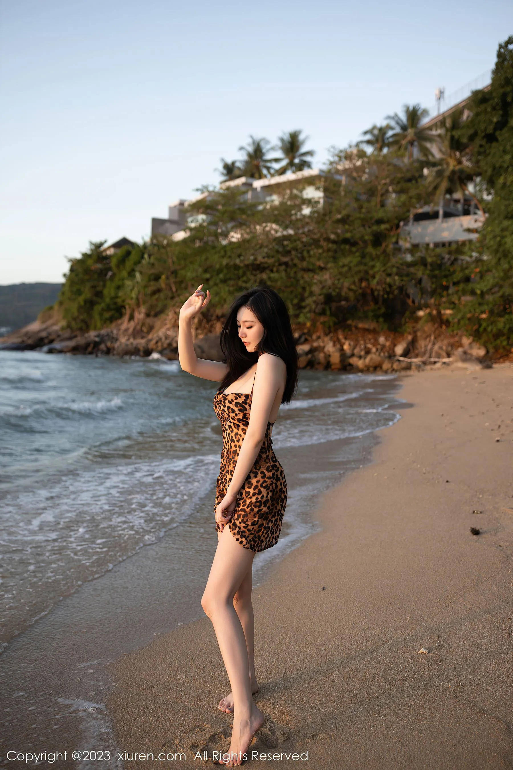  秀人网 No.6787 安然anran 豹纹美腿第23张