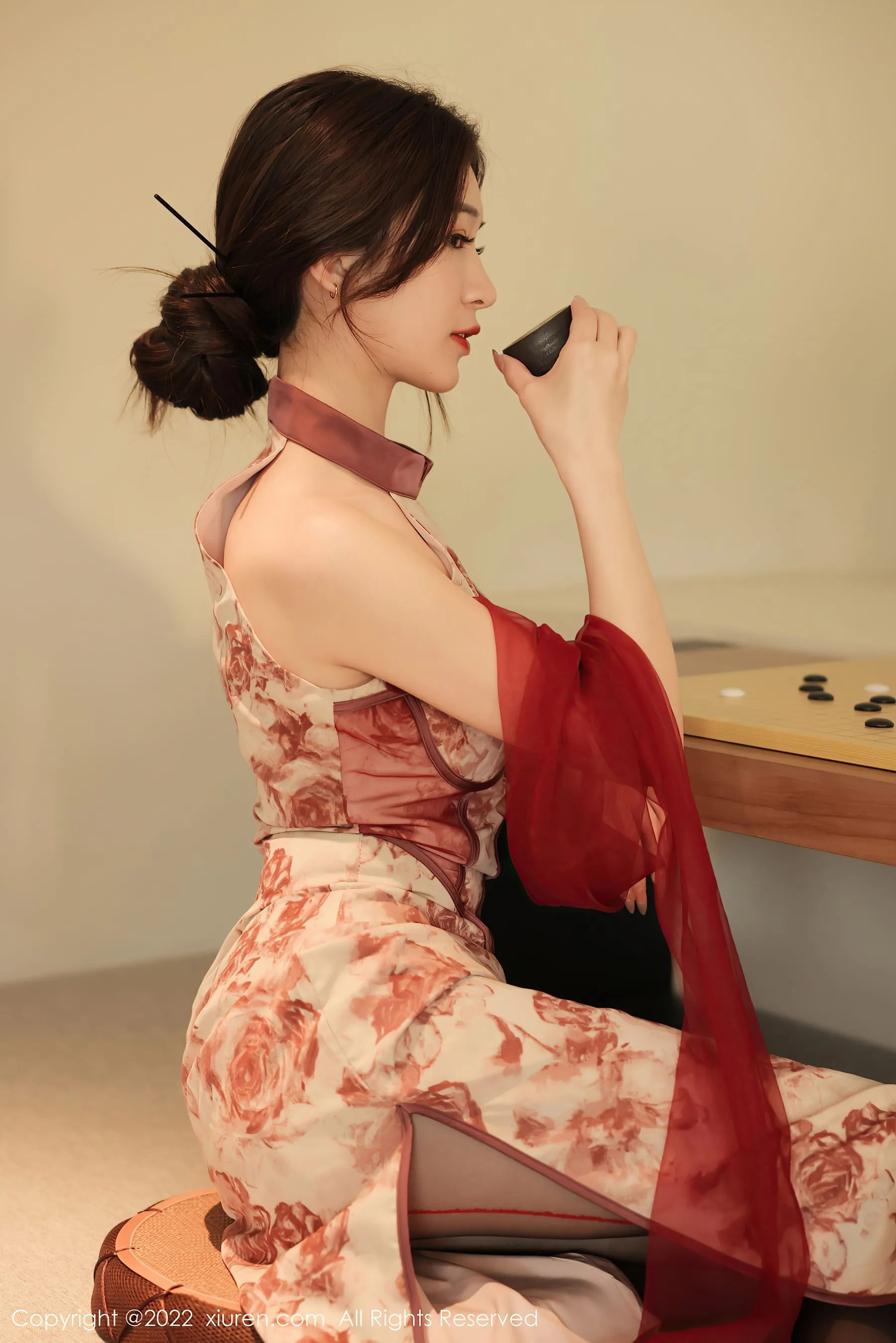  秀人网 No.4959 Hebe韩心雨 新人黑丝第14张