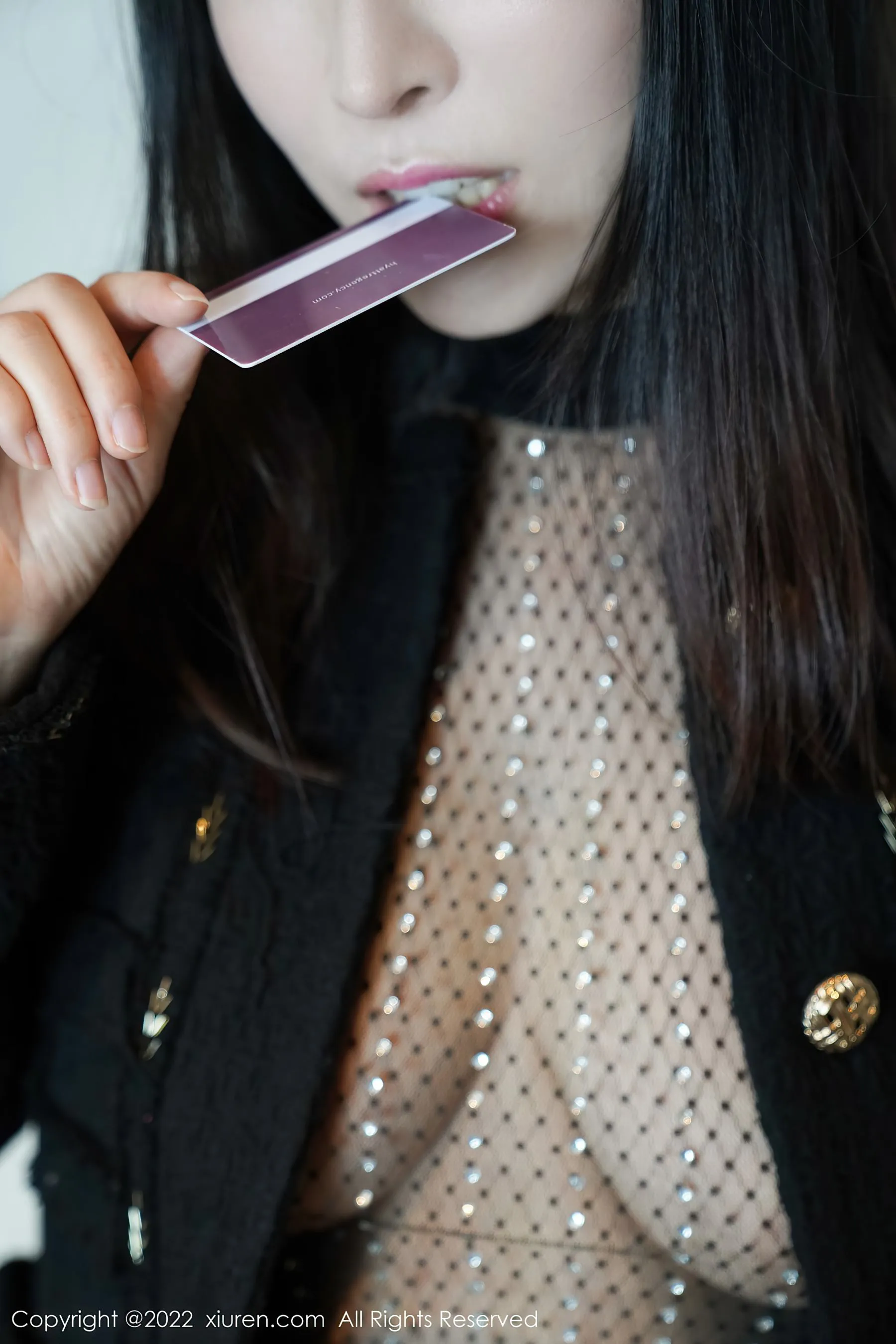  秀人网 No.4865 乔漫妮mina 黑丝美臀大胸写真第13张