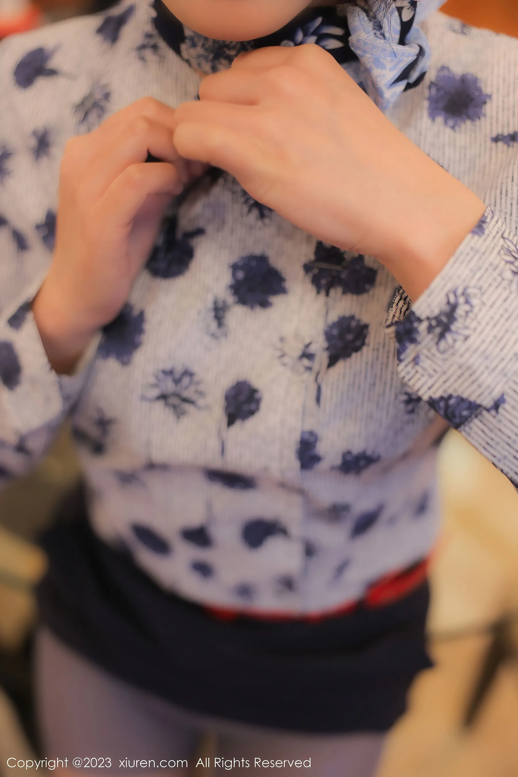 秀人网 No.6338 王楚璇 新人制服短裙第19张