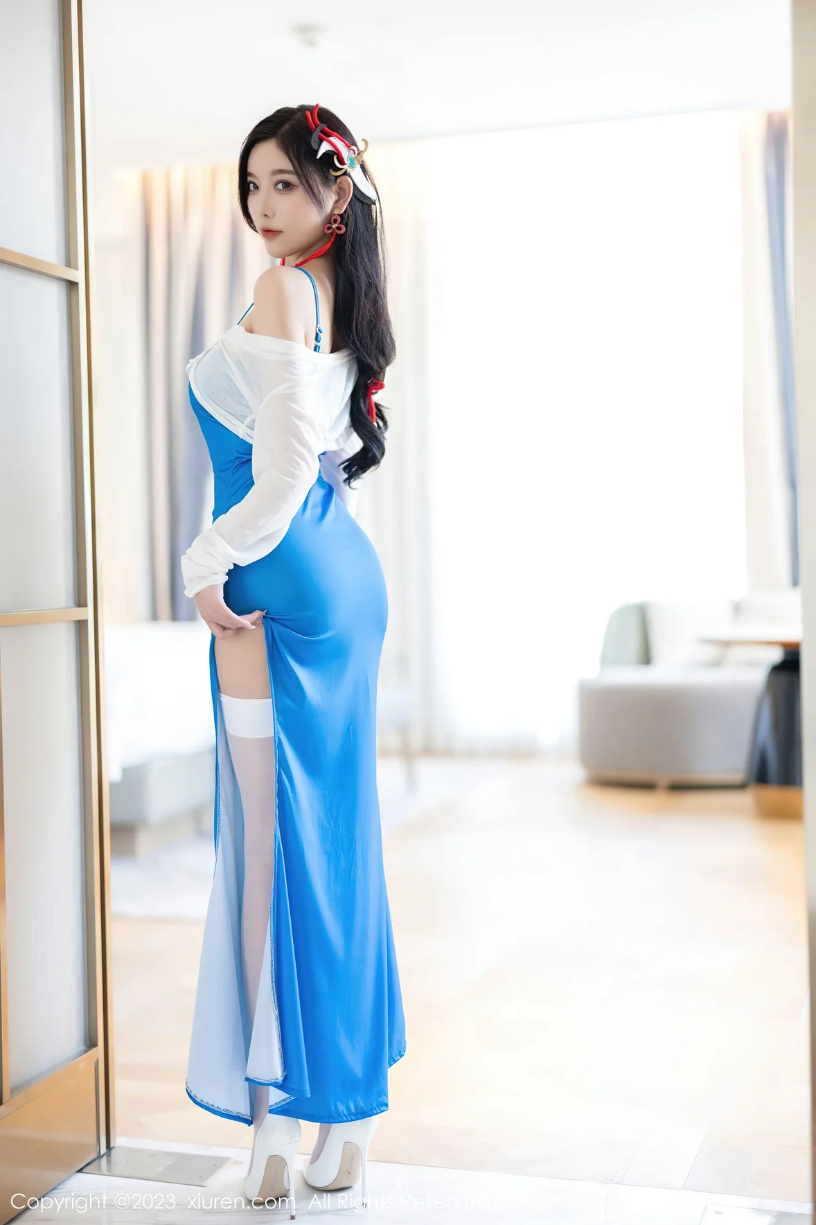  XiuRen 秀人 No.7135 杨晨晨Yome 蕾丝内衣浙江安吉旅拍 [85P]第6张