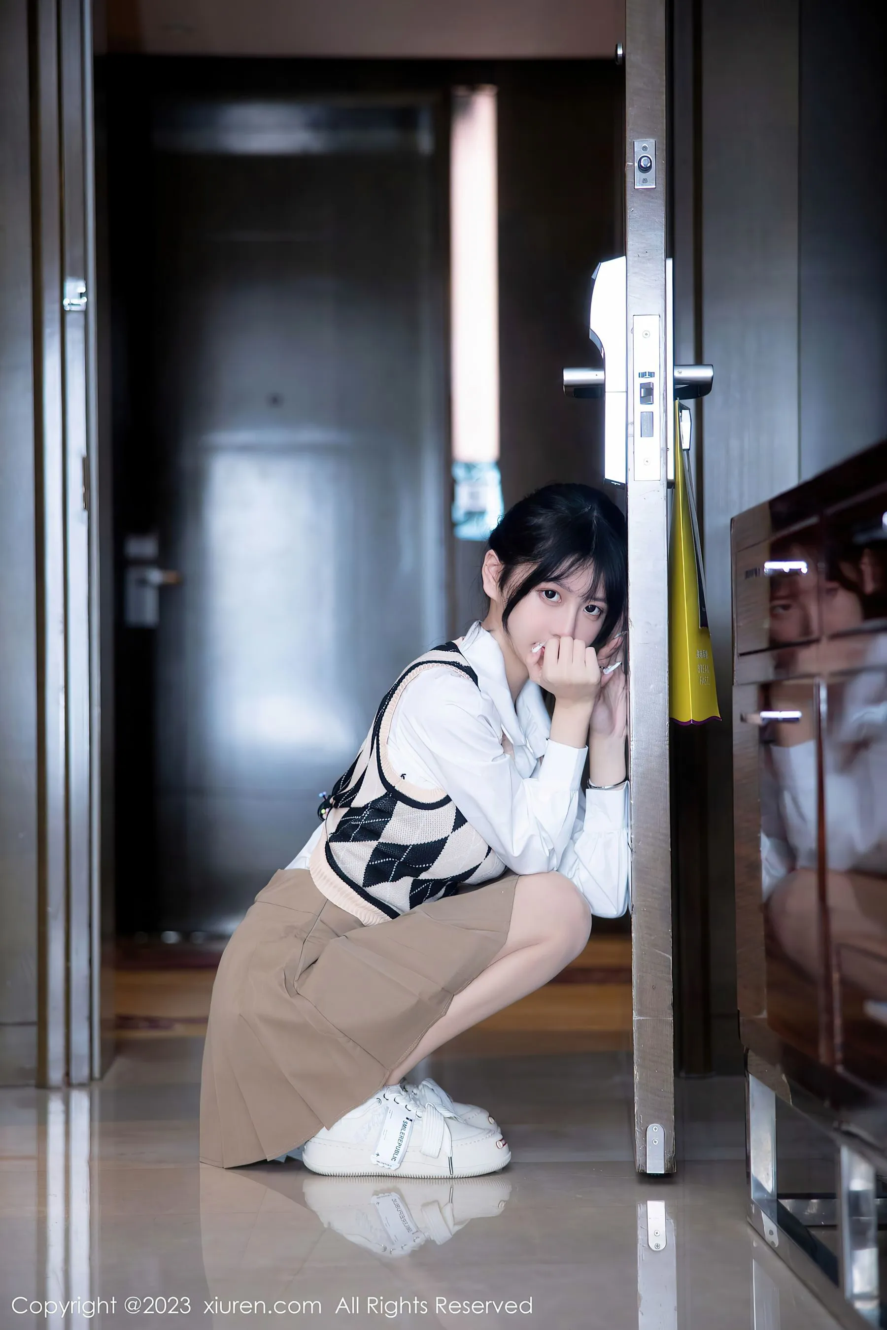  秀人网 No.6329 谢小蒽 短裙美腿第29张