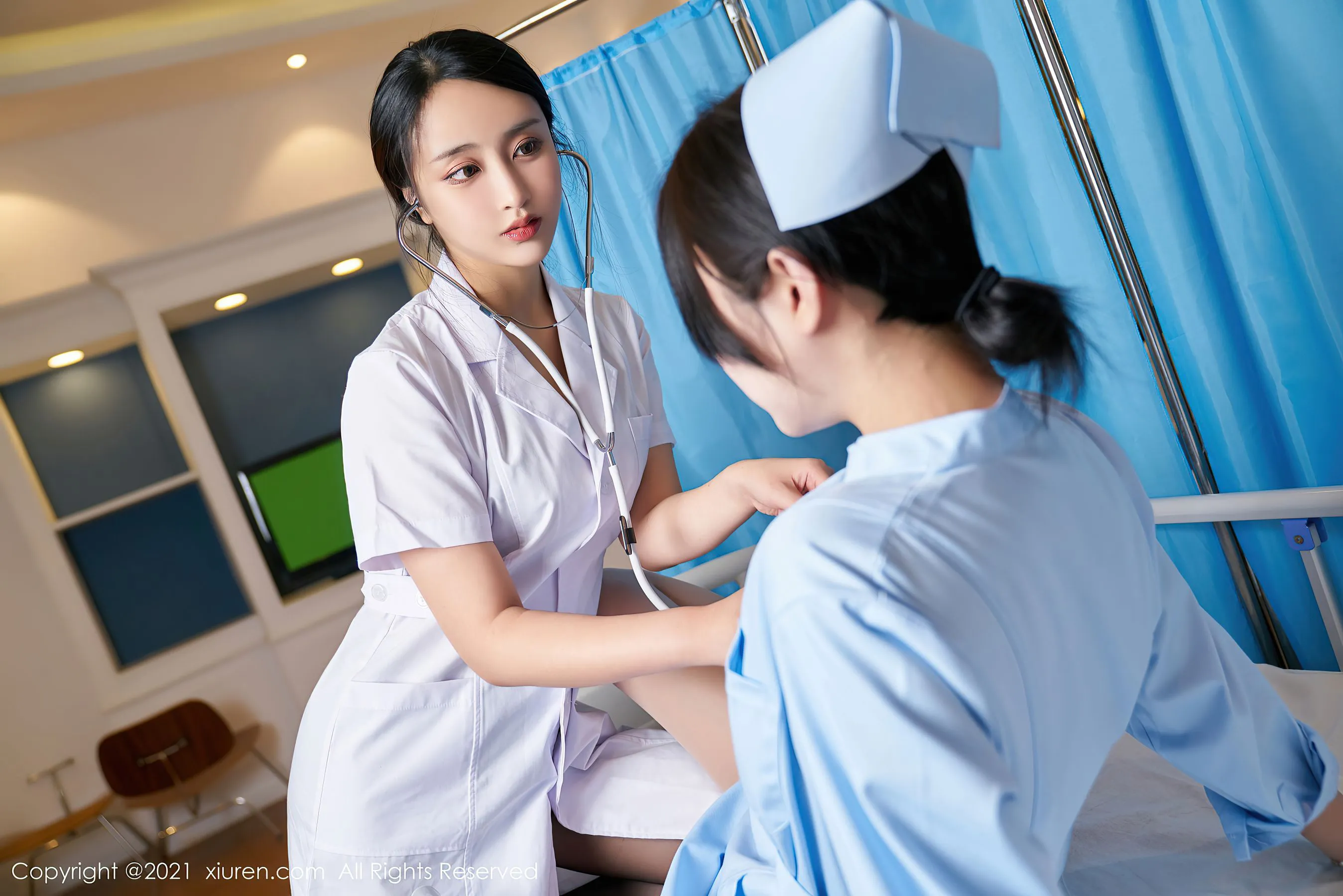  秀人 No.3060 @九月生&#038;@林子欣Freya第8张