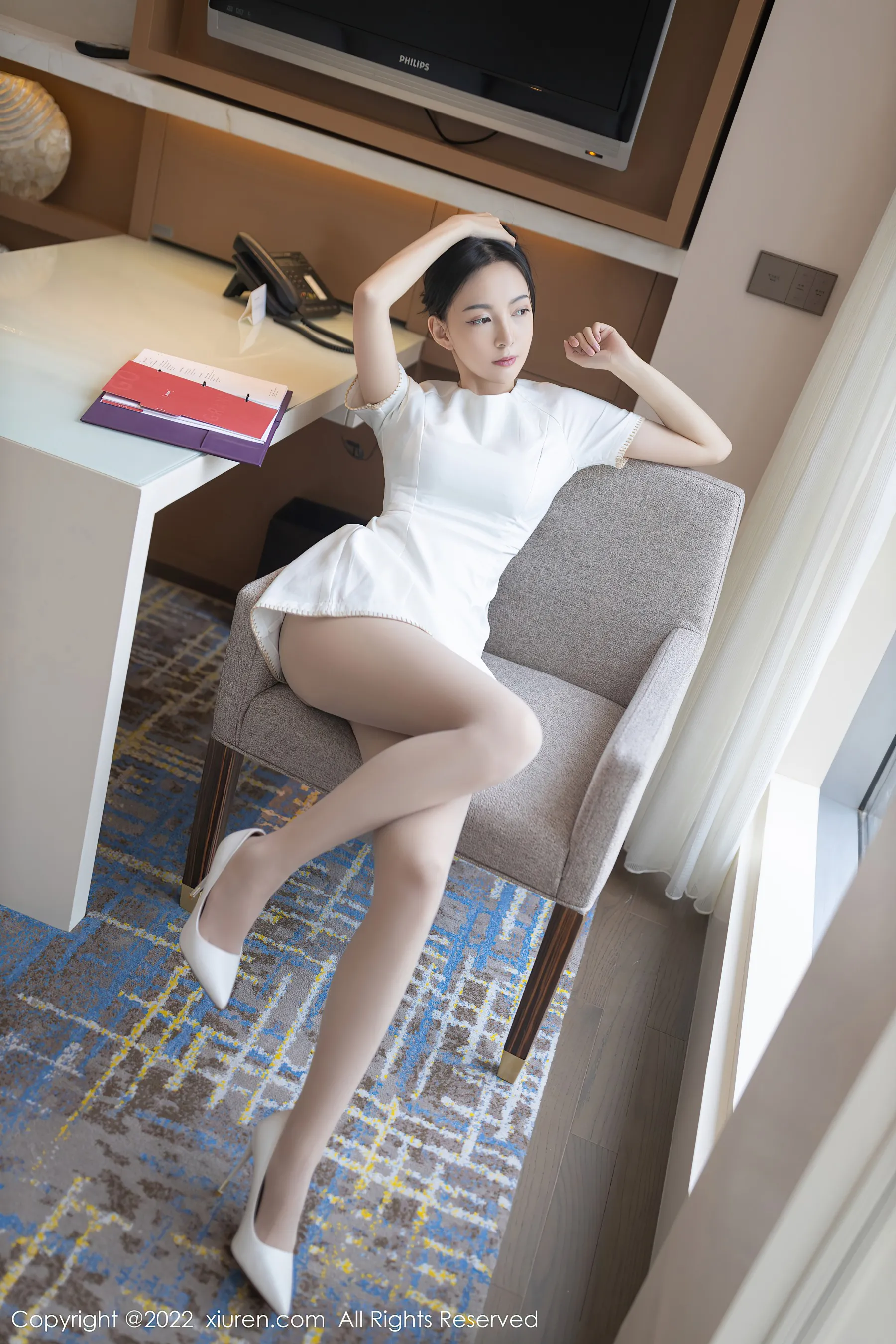  秀人网 No.4589 白诗雅 淑女美腿第22张