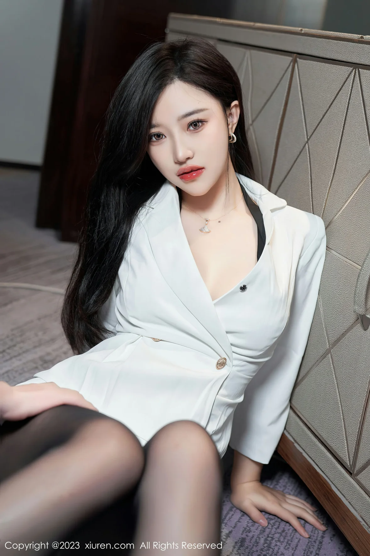  XiuRen 秀人 No.6900 妙可可Cheese 魅惑黑丝性感写真 [81P]第12张