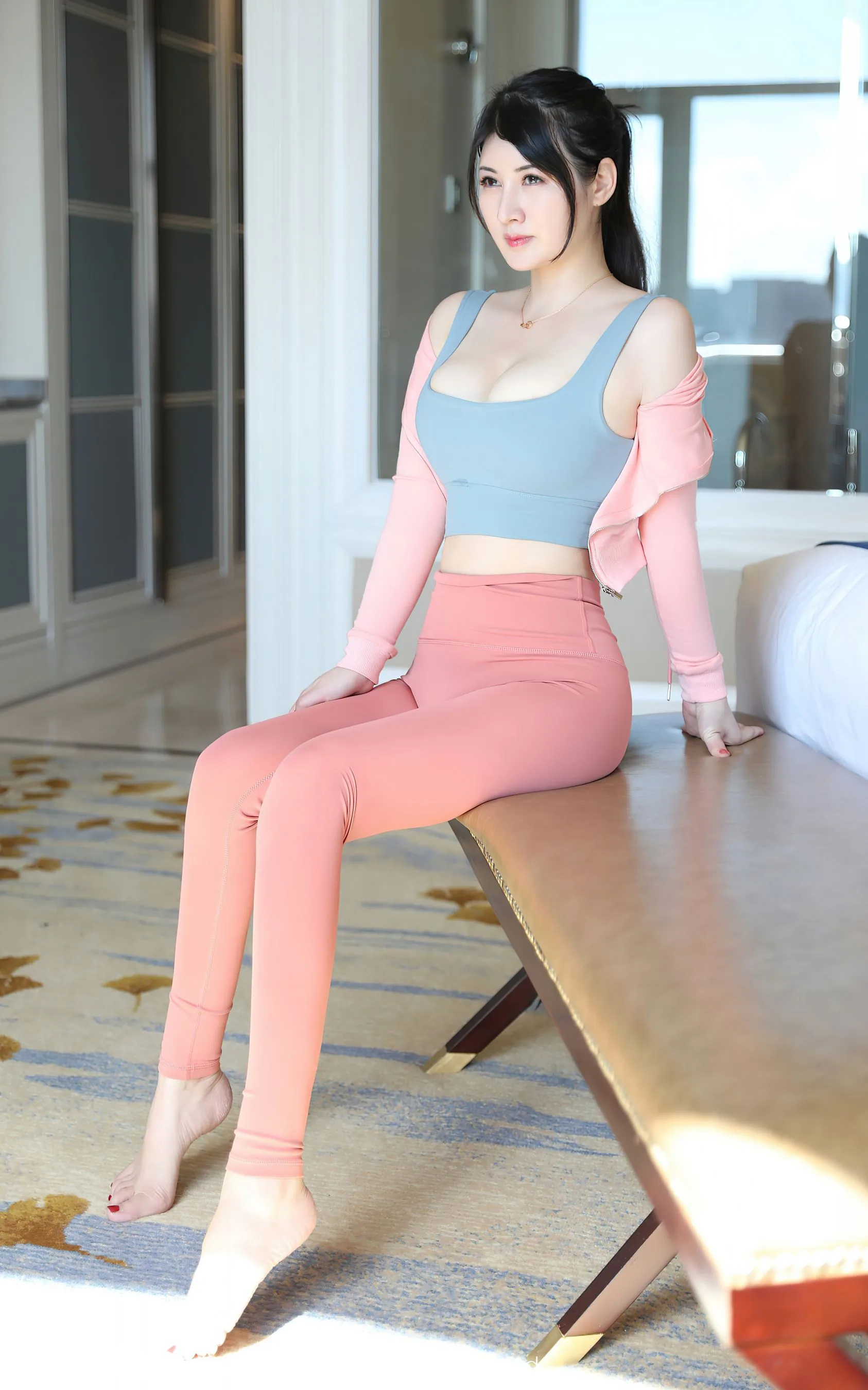  秀人网 No.5406 诗诗kiki 运动美腿第6张