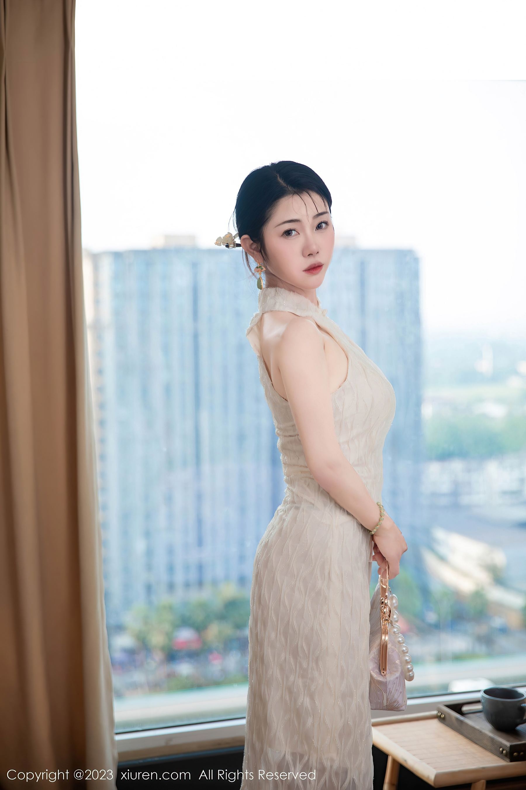 XiuRen 秀人 No.7435 严利娅Yuliya 旗袍美臀第24张