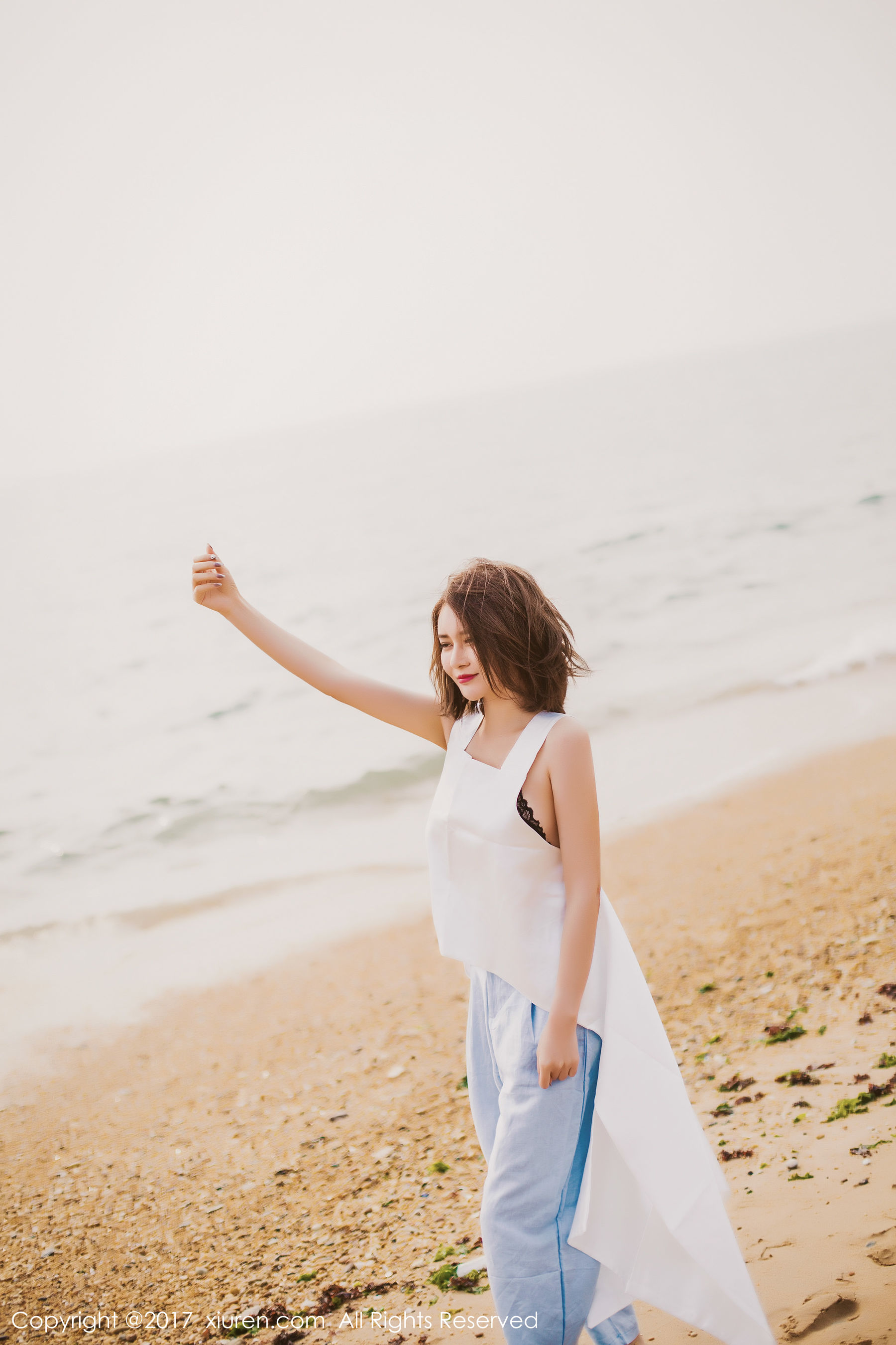 廿十(凯竹)《海边唯美风+性感室内》 秀人 NO.879第6张