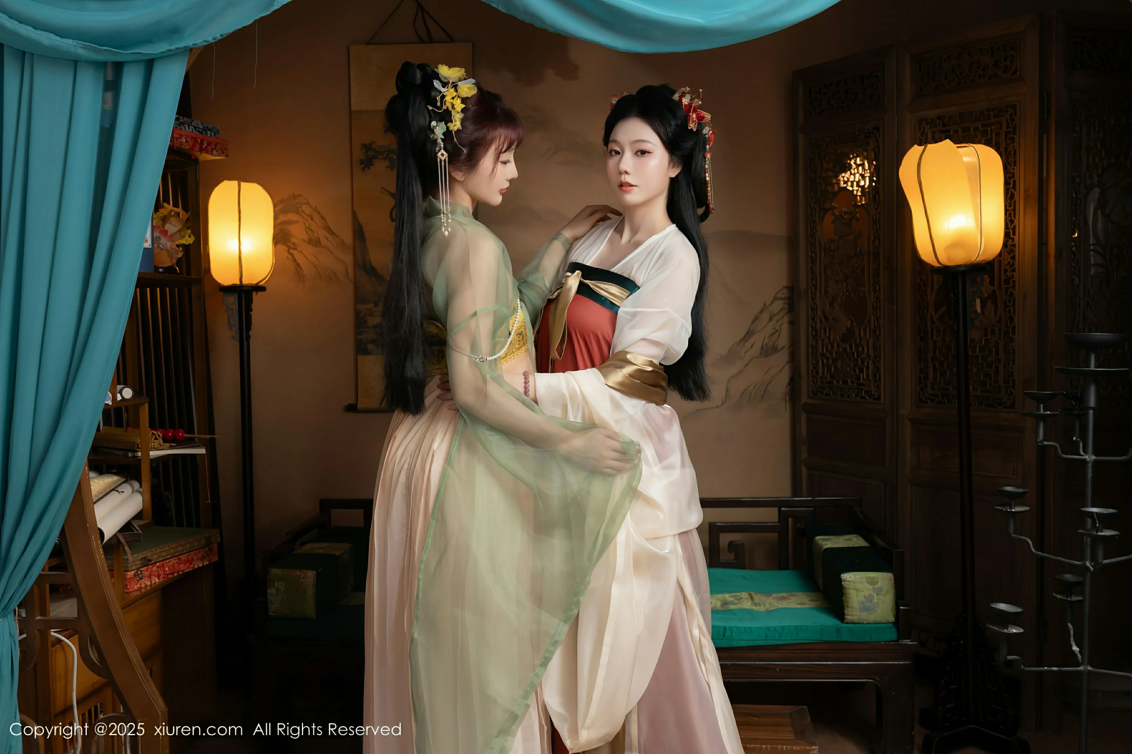  XiuRen 秀人 No.10223 陆萱萱&#038;安然anran [80P]第13张