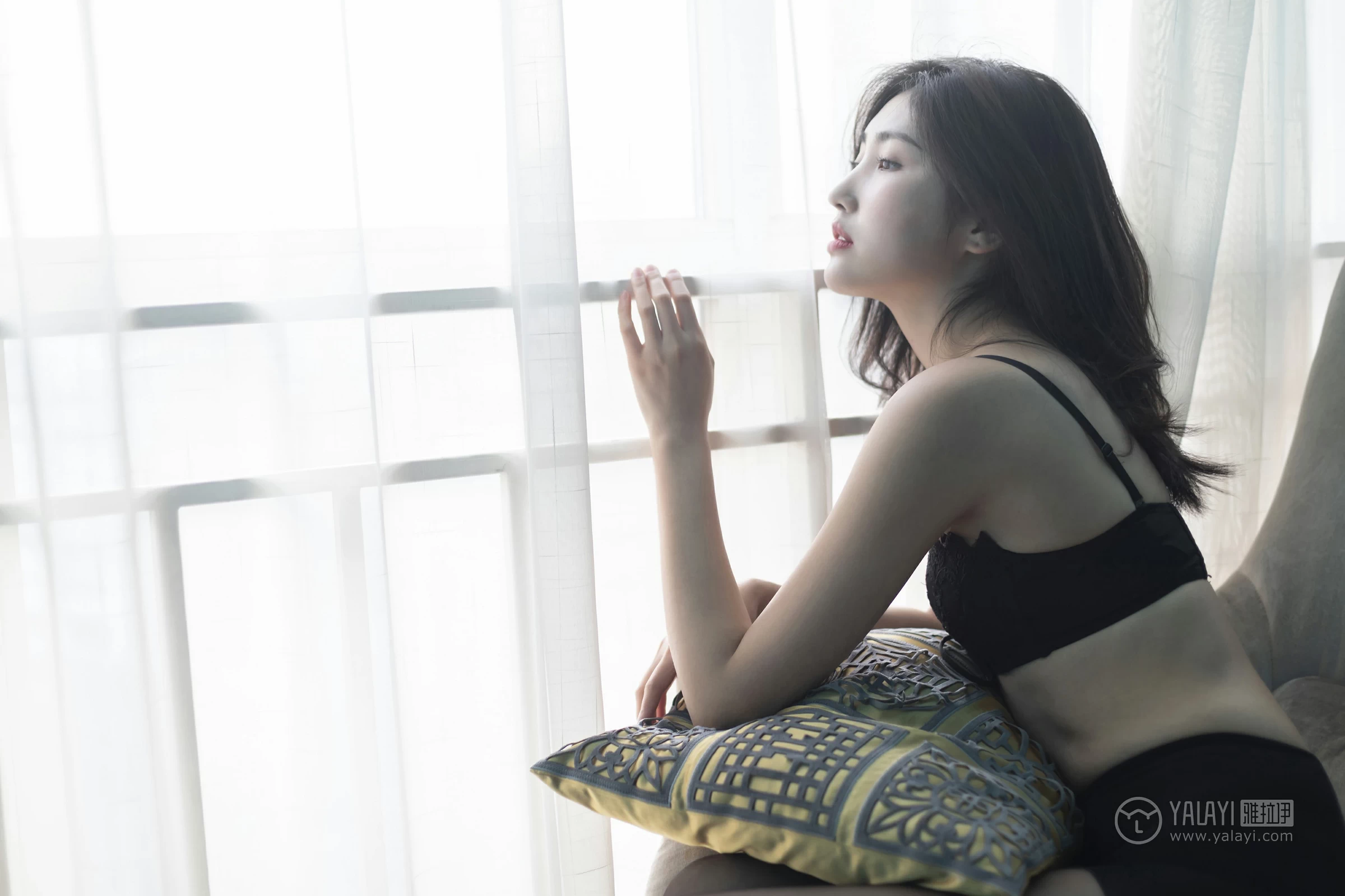 [YALAYI雅拉伊]No.218 独角戏 仓儿 黑色紧身内衣性感私房写真集第8张