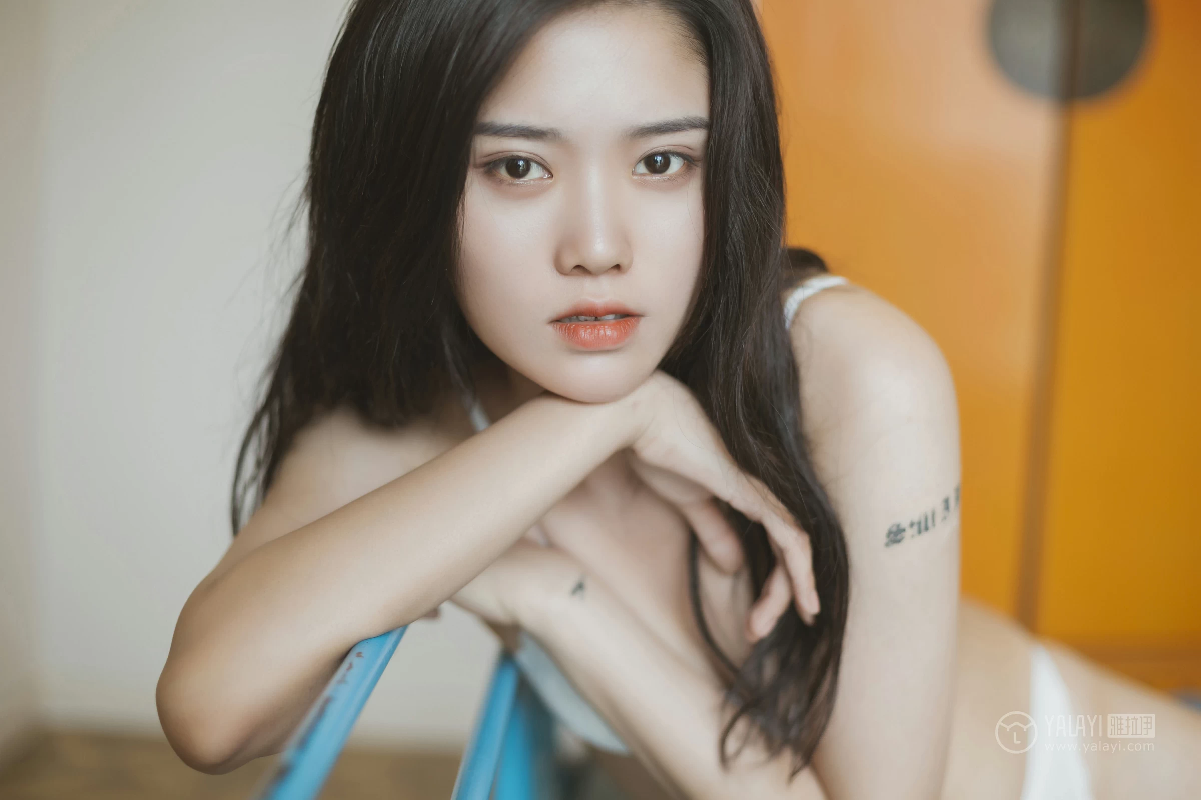 [YALAYI雅拉伊]No.344 情绪断片 荔子 白色蕾丝内衣性感私房写真集第5张