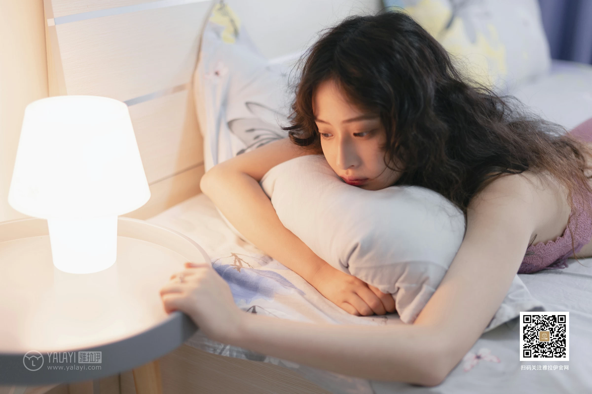 [YALAYI雅拉伊]No.379 霹雳娇娃 西子 粉色蕾丝内衣性感私房写真集第9张