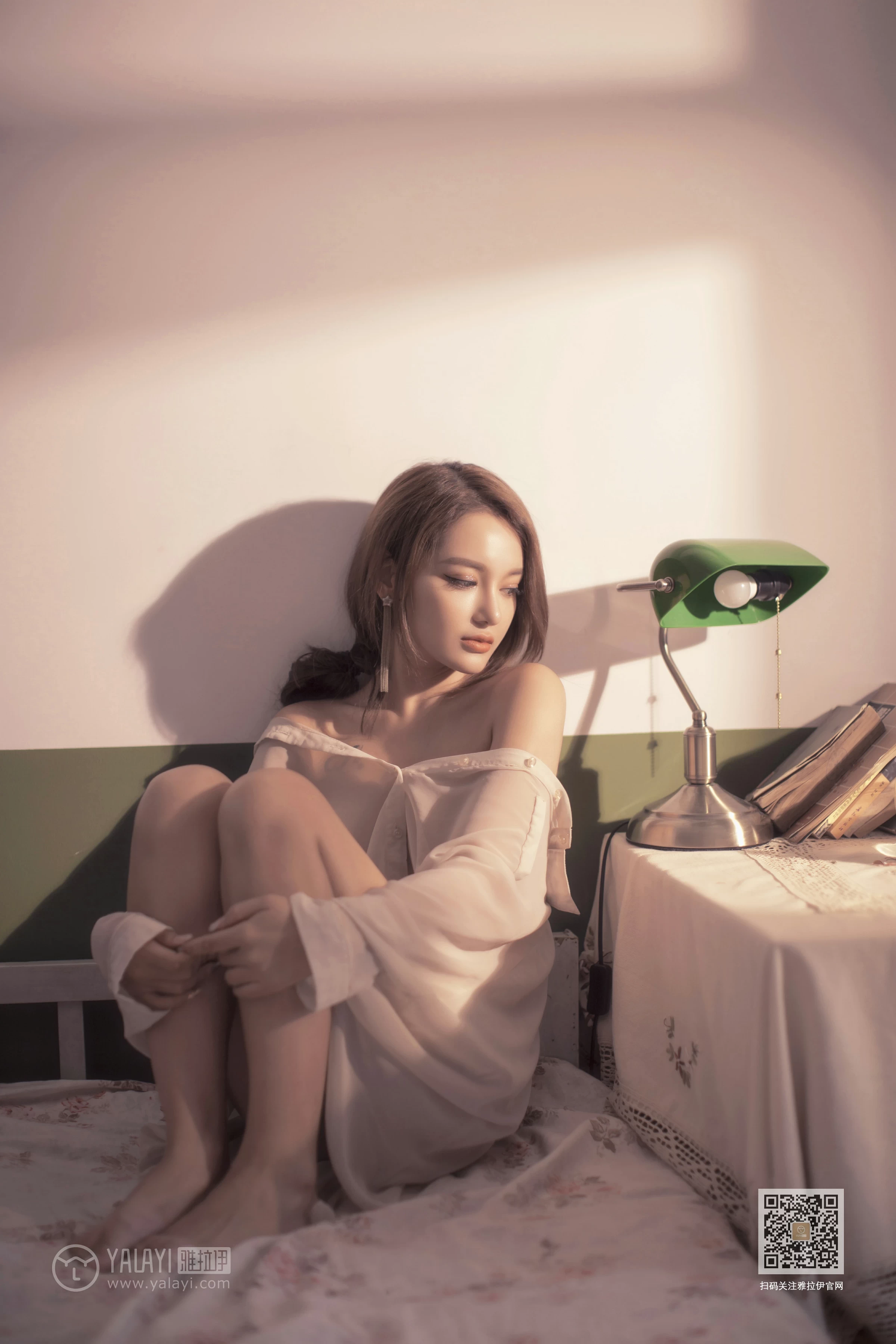 [YALAYI雅拉伊]Vol.430 意乱情迷 慧儿 白色透视衬衫居家性感私房写真集第15张