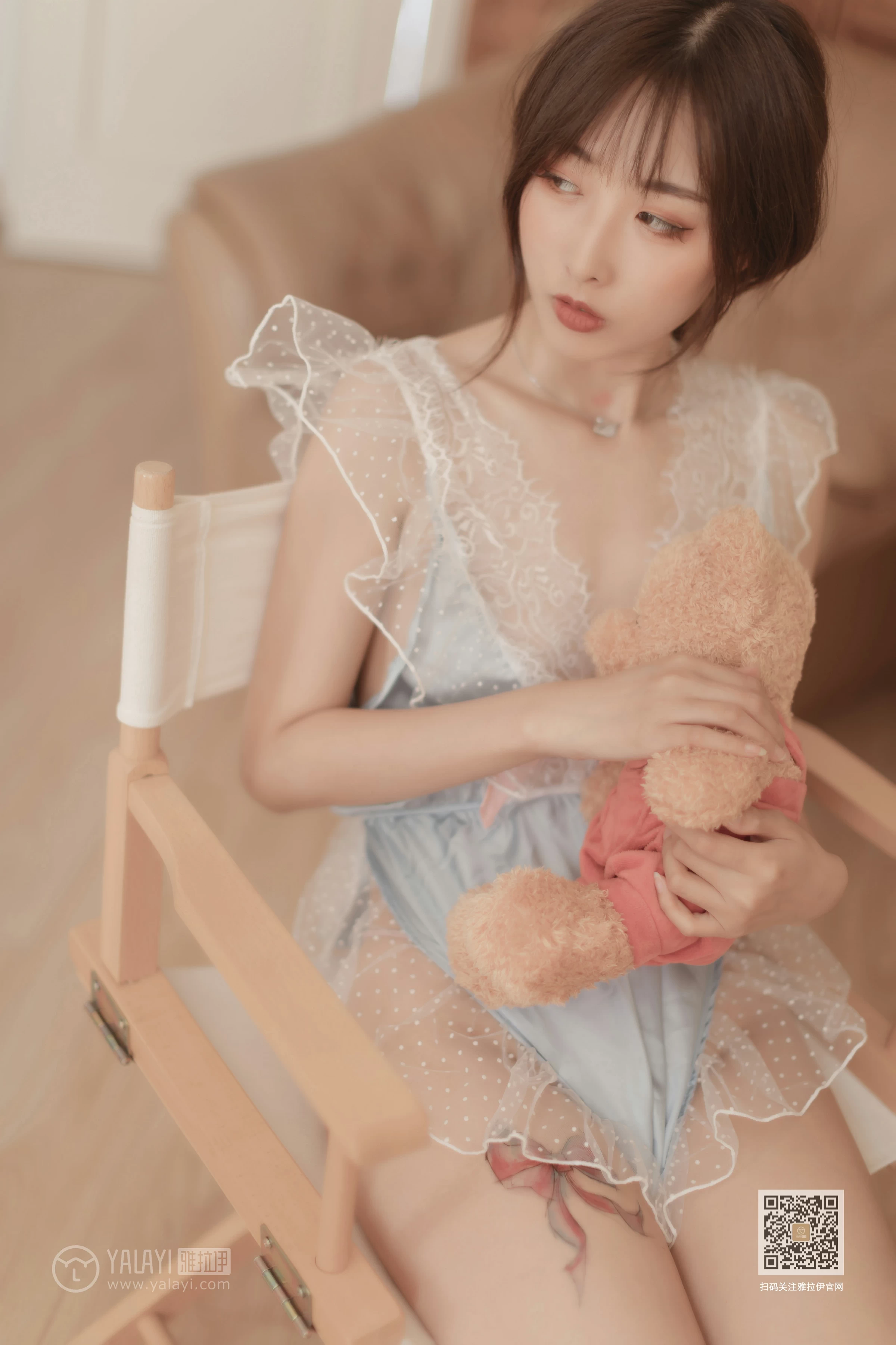 [YALAYI雅拉伊]Vol.443 佳人有约 佳佳 透视情趣内衣性感私房写真集第15张