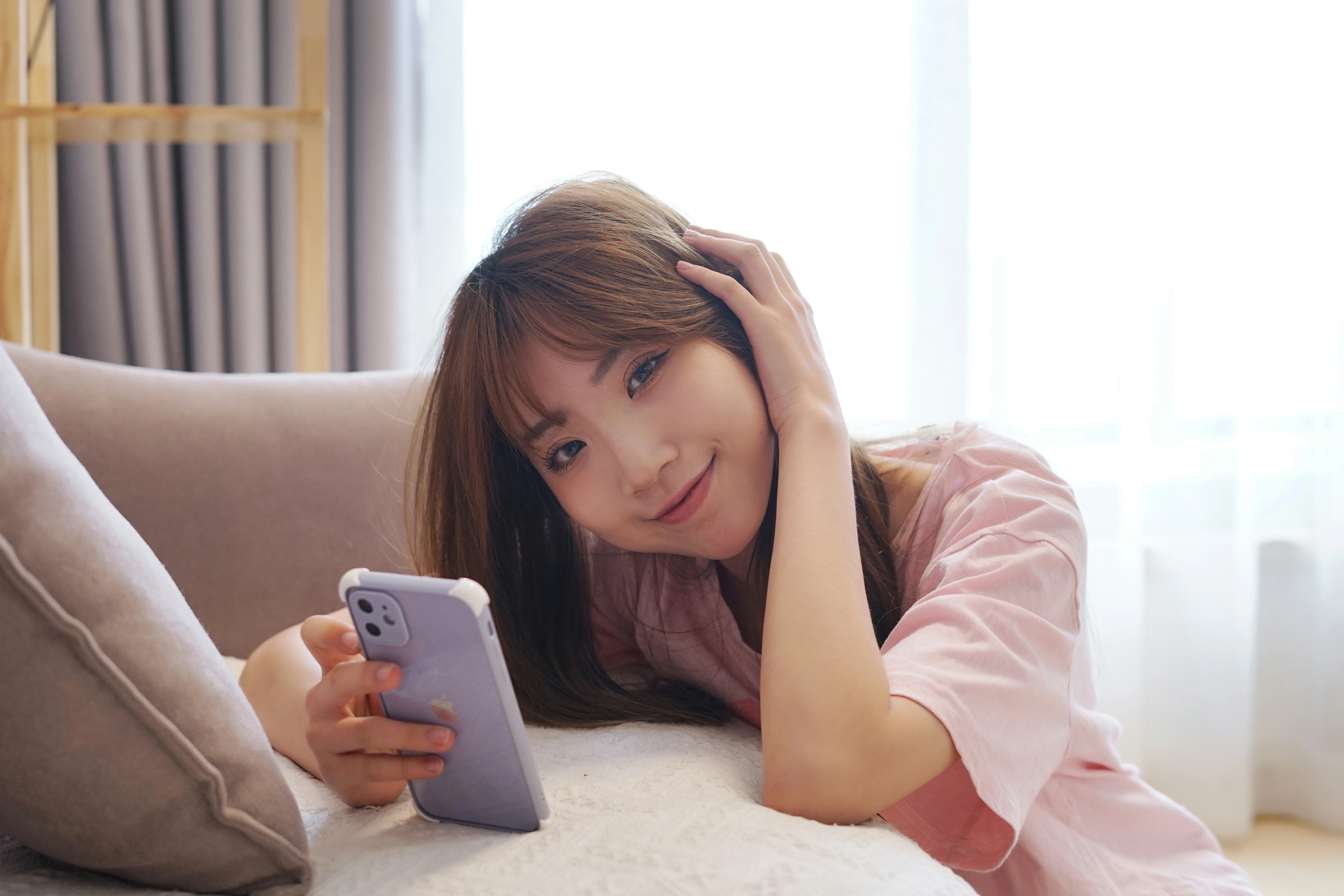 [YALAYI雅拉伊]NO.791 这边风景 小乔 粉色短袖居家性感写真集第10张