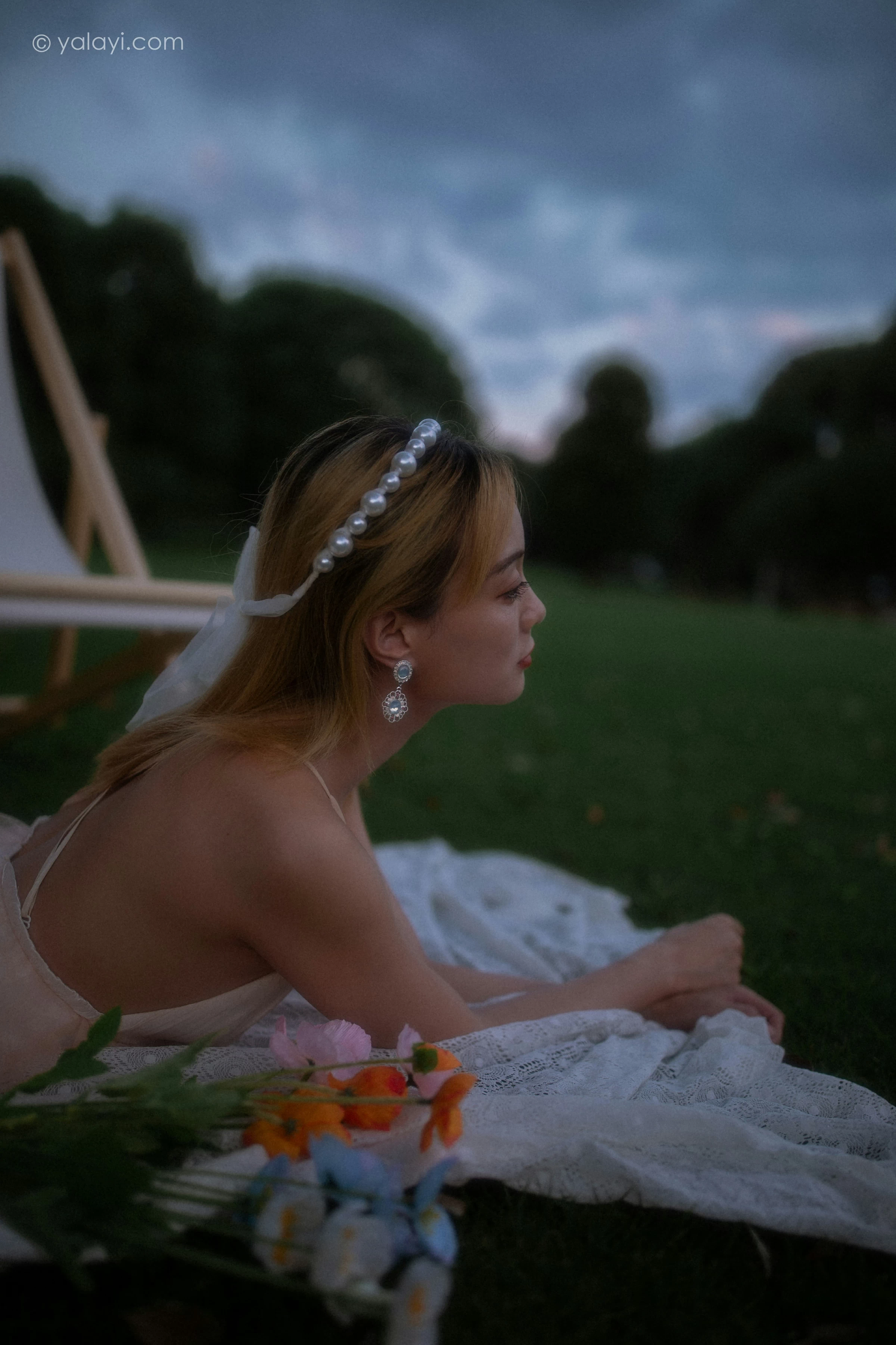 [YALAYI雅拉伊]NO.695 《救赎》 米粒米粒 粉色吊带连衣裙写真第8张